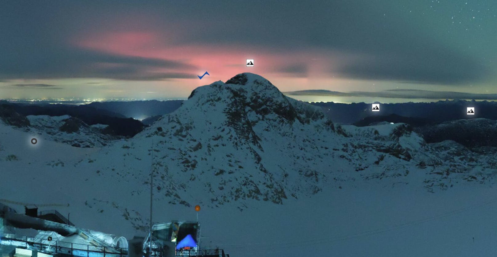 Spektakuläre Polarlichter über Österreich zu sehen