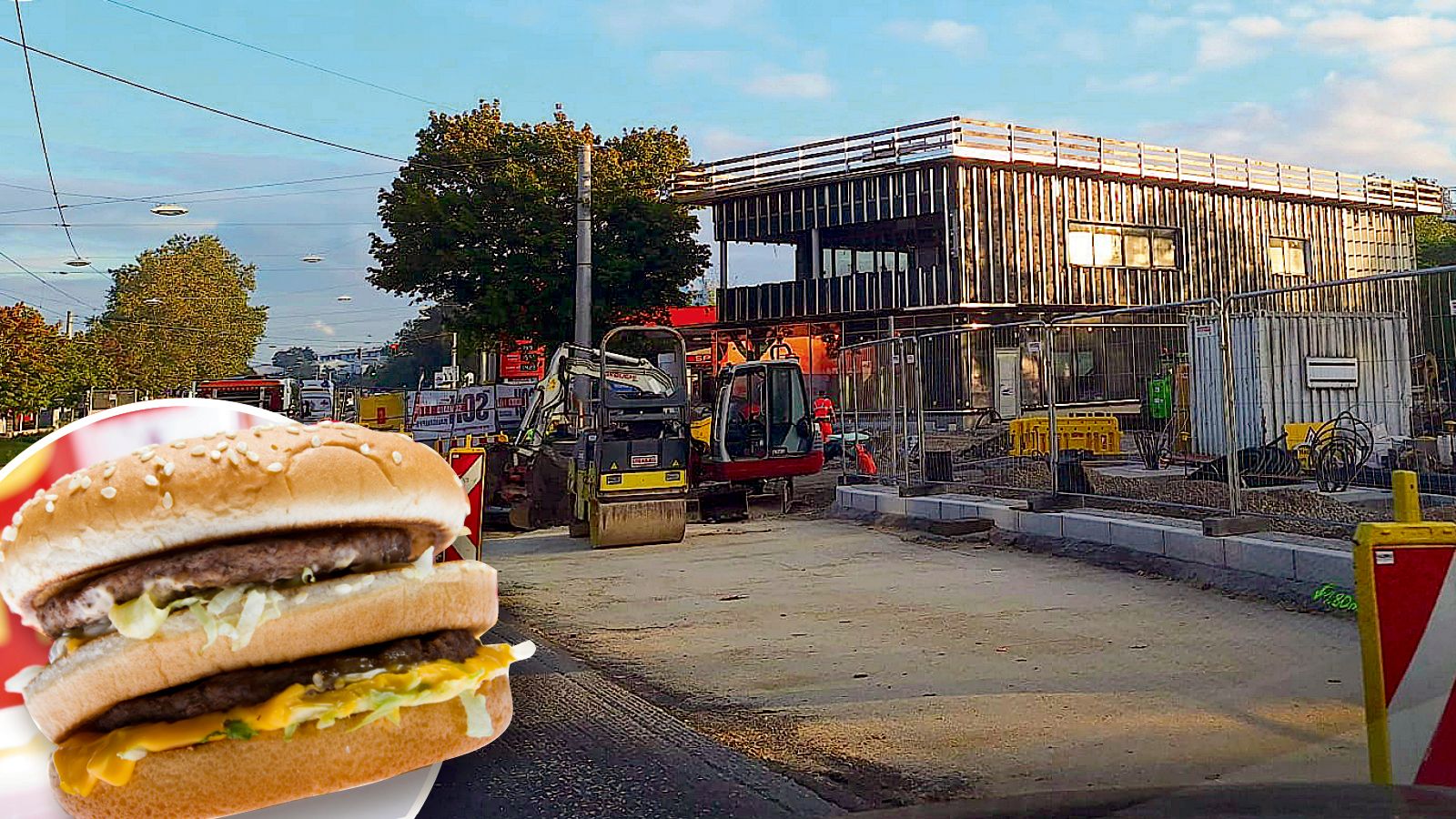 In der Wiener Straße im Linzer Süden eröffnet im Dezember eine neue McDonald's-Filiale.