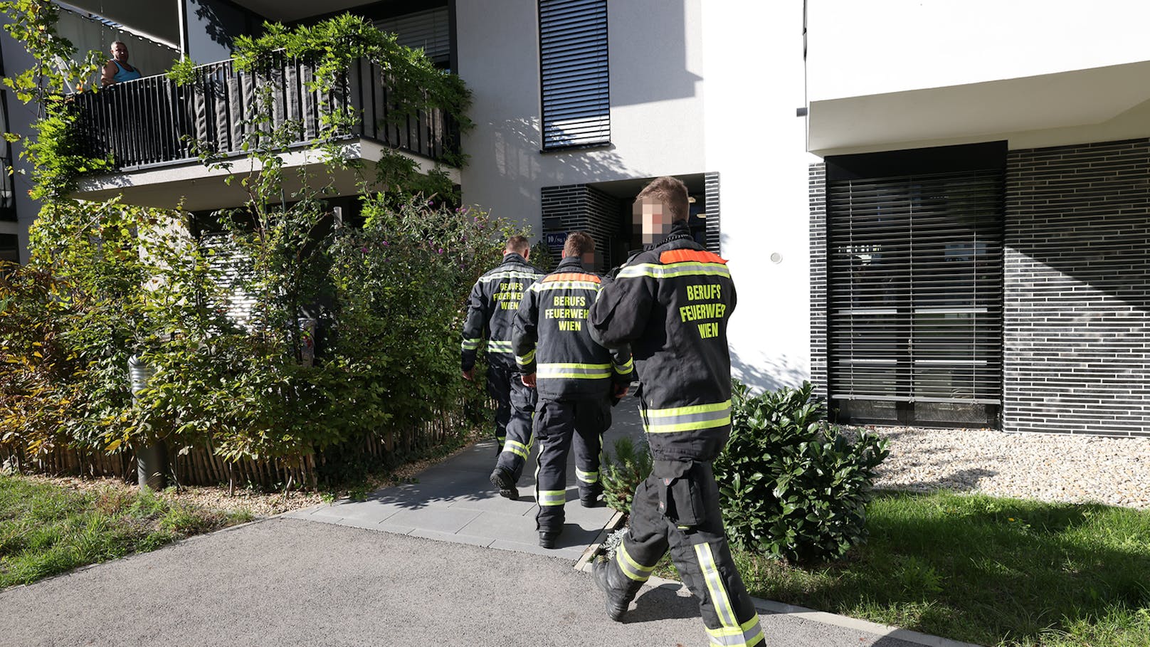 Auch die Feuerwehr rückte am Montagnachmittag aus.