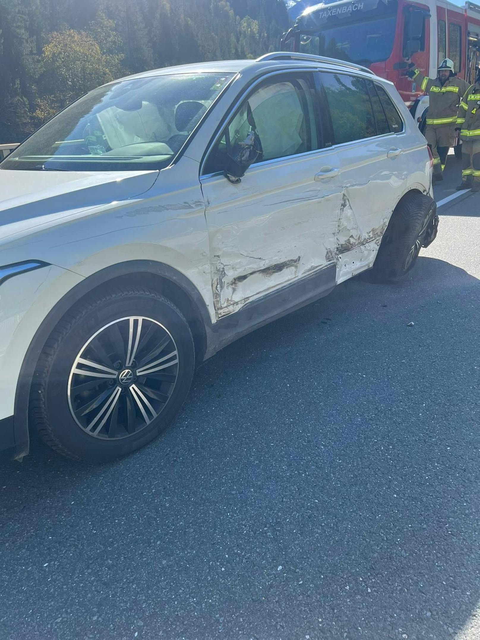 Verkehrsunfall auf der Pinzgauer Straße (B311).