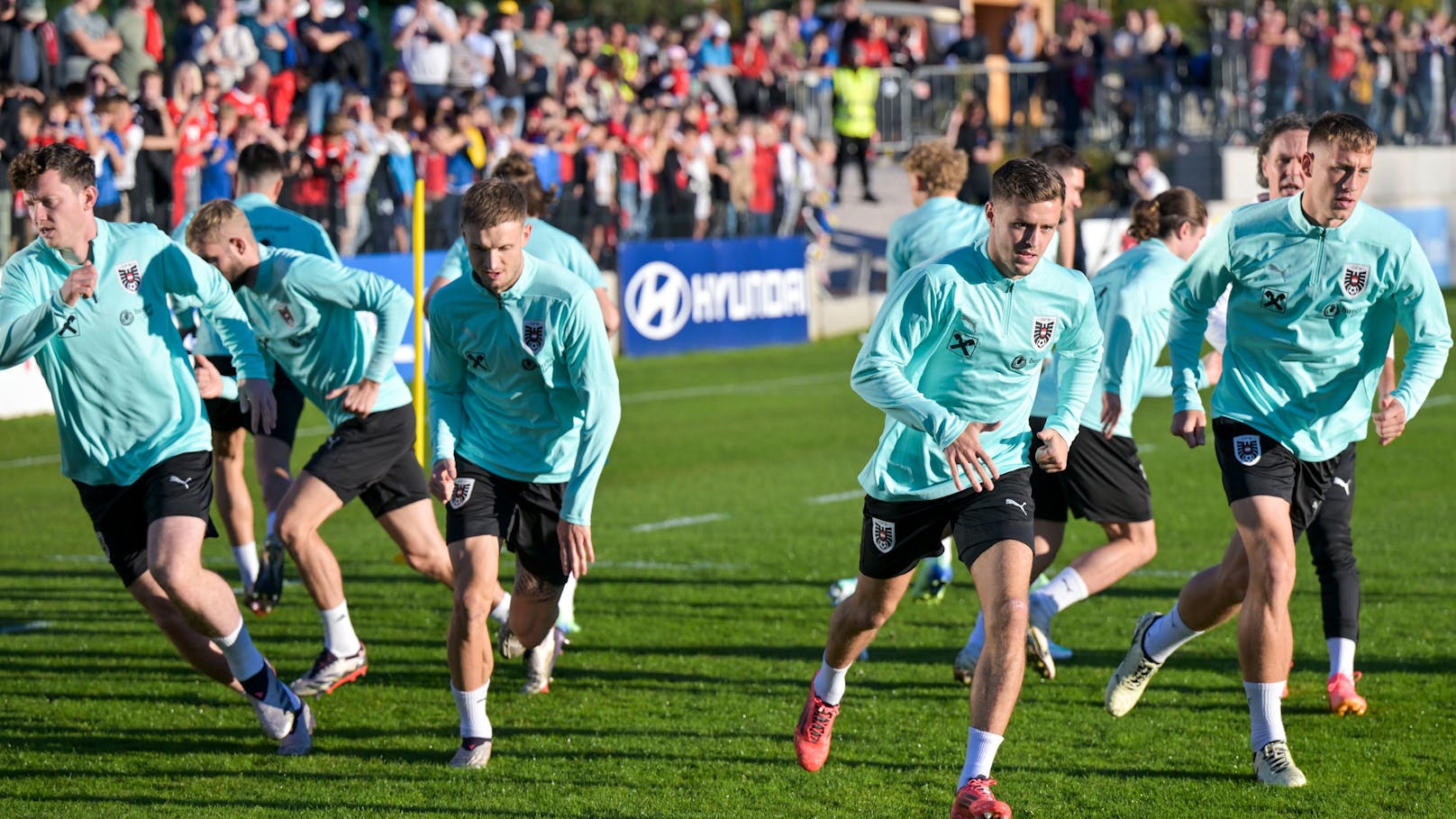 Am Montag traf sich das ÖFB-Team in Windischgarsten zum ersten Oktober-Training.