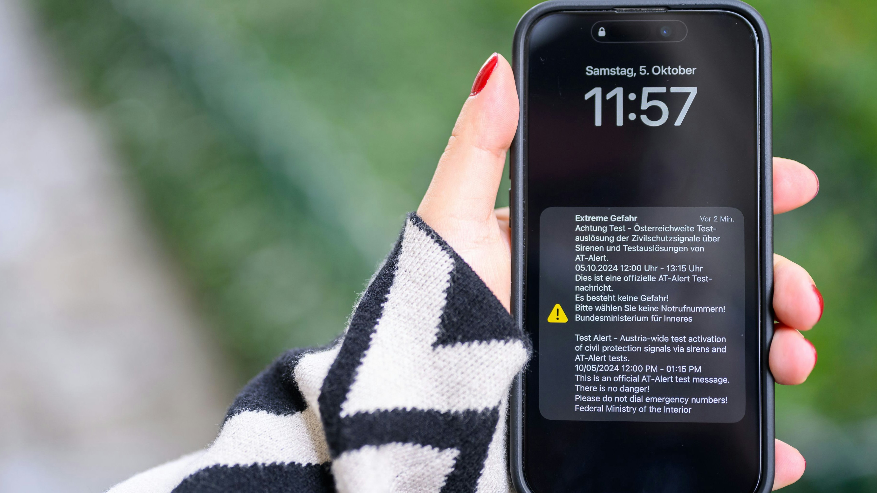 Auch in Österreich gibt es ein Handy-Warnsystem – theoretisch