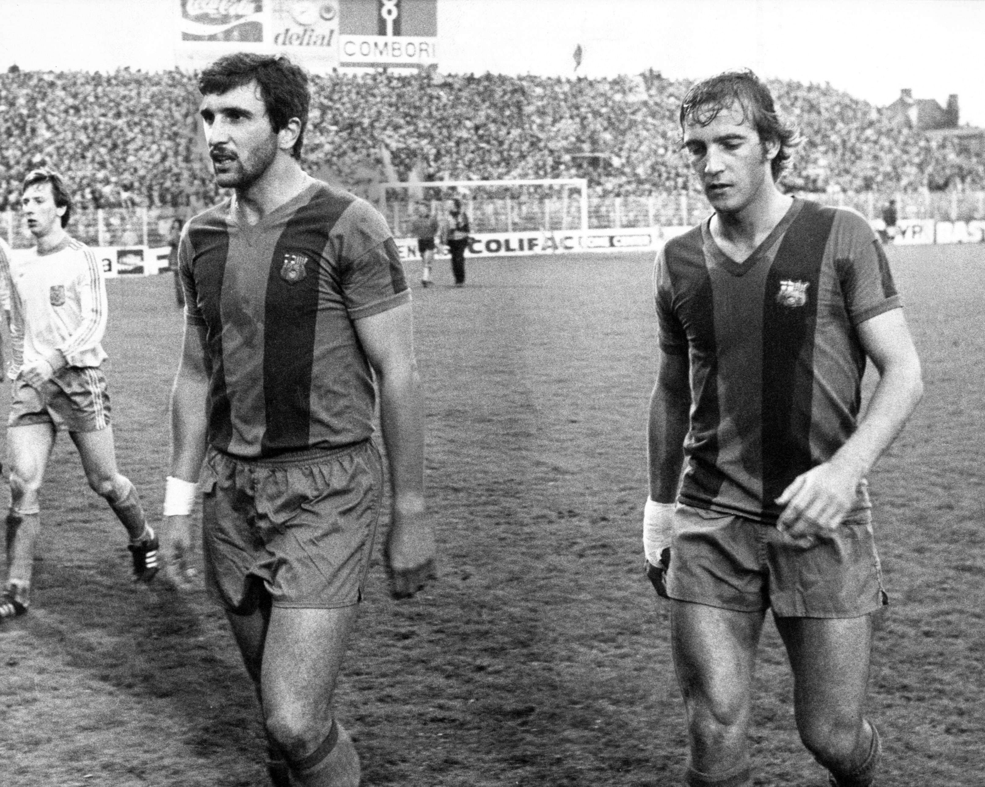 Johan Neeskens spielte mit Hans Krankl bei Barcelona.