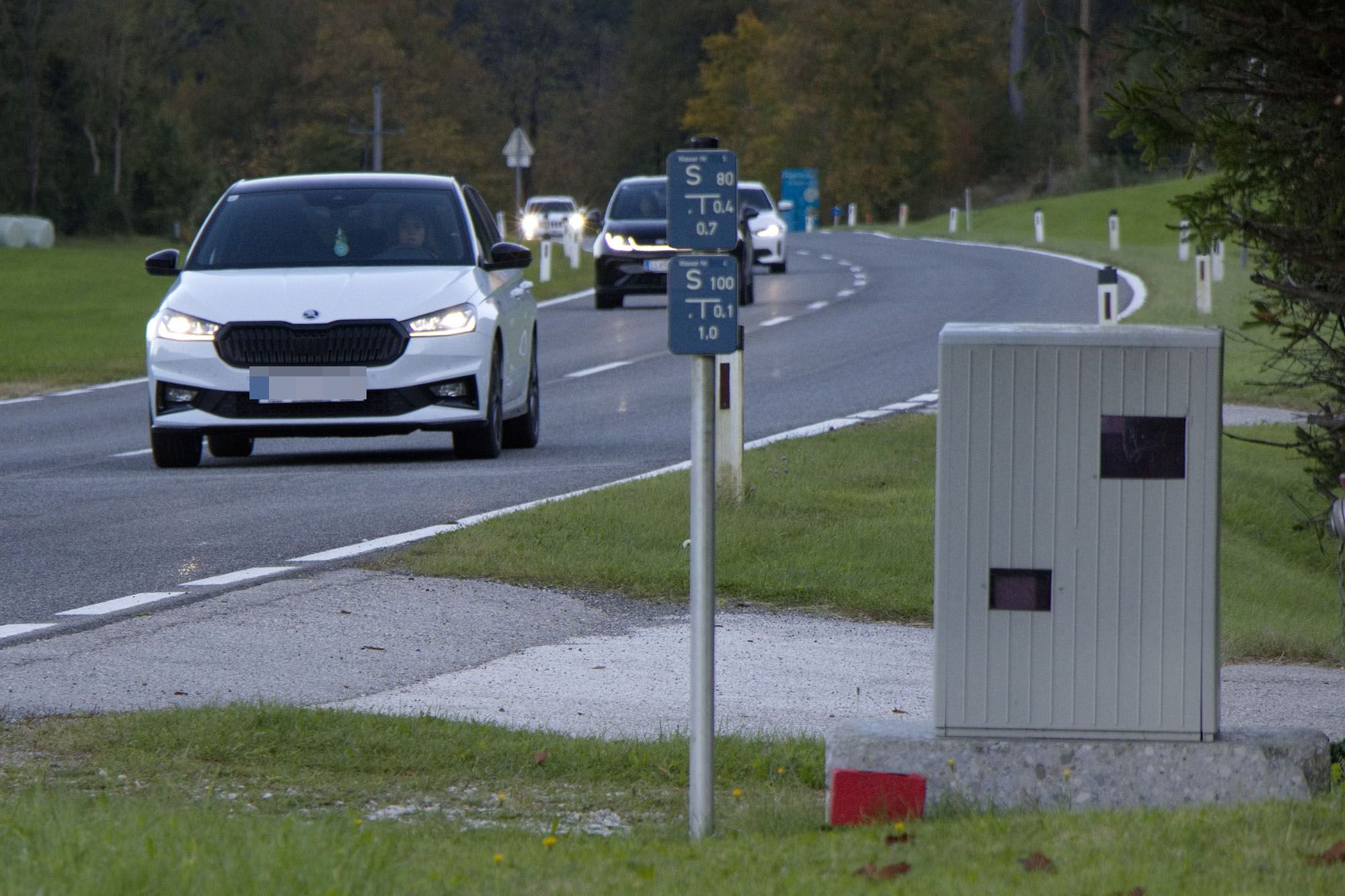 Radar-Attrappe (Archivfoto). In Oberösterreich hatte es ein Lenker sehr eilig.