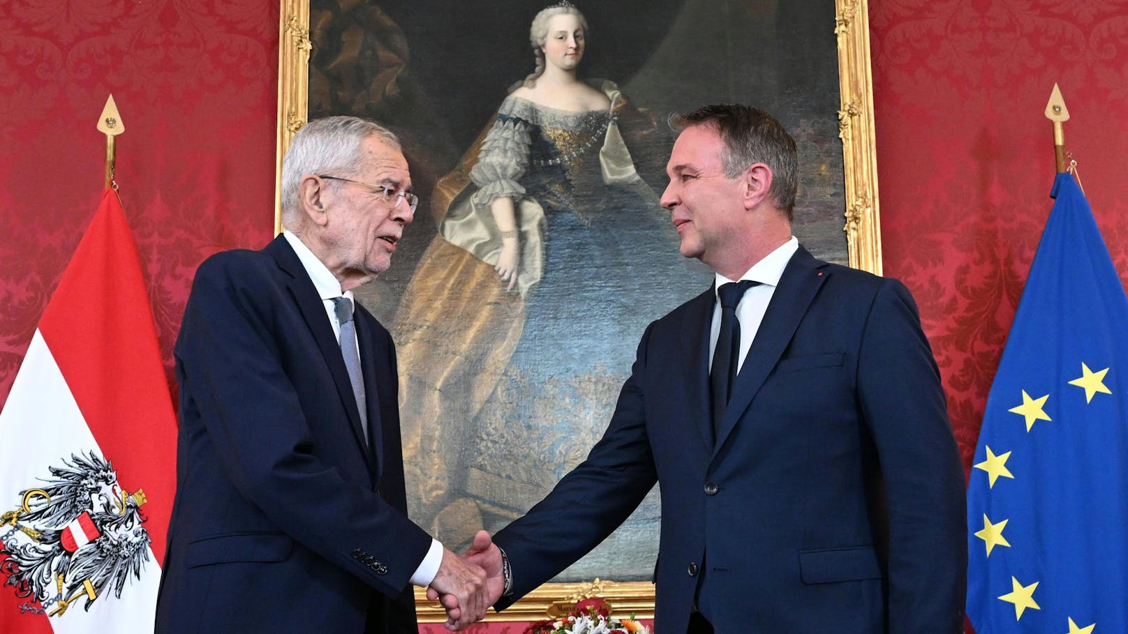 Am 7. Oktober traf Andreas Babler Präsident Alexander Van der Bellen in der Hofburg, um über künftige Regierungskonstellationen zu sprechen.