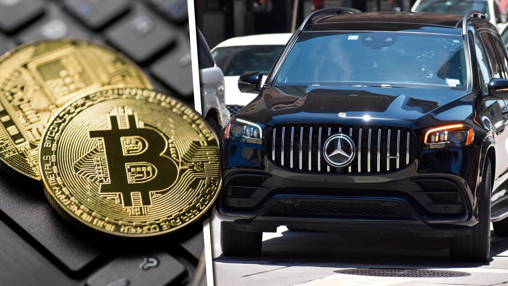 Luxus-Mercedes und teure Geschenke mit Bitcoin-Betrug