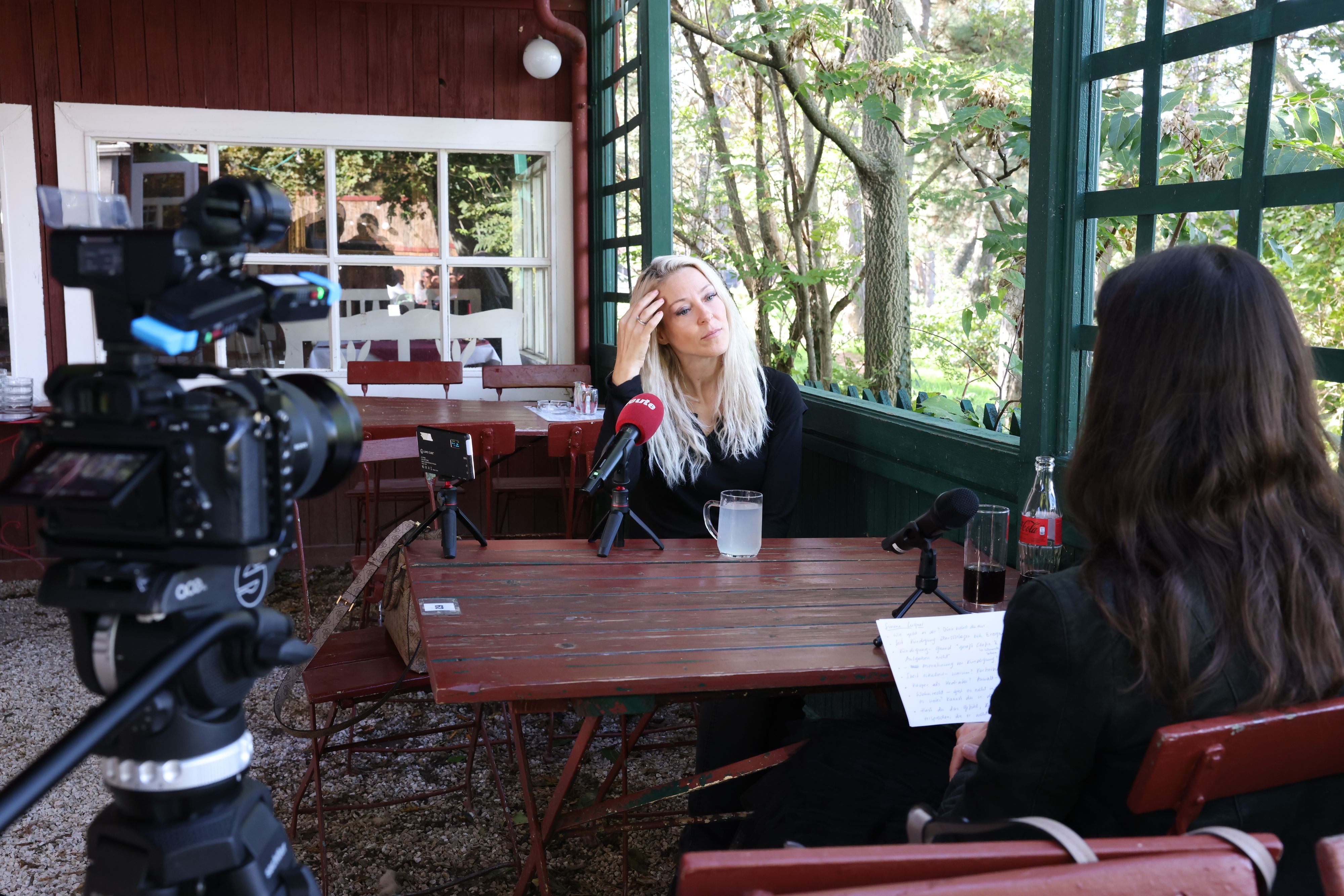 Simone Lugner traf <em>