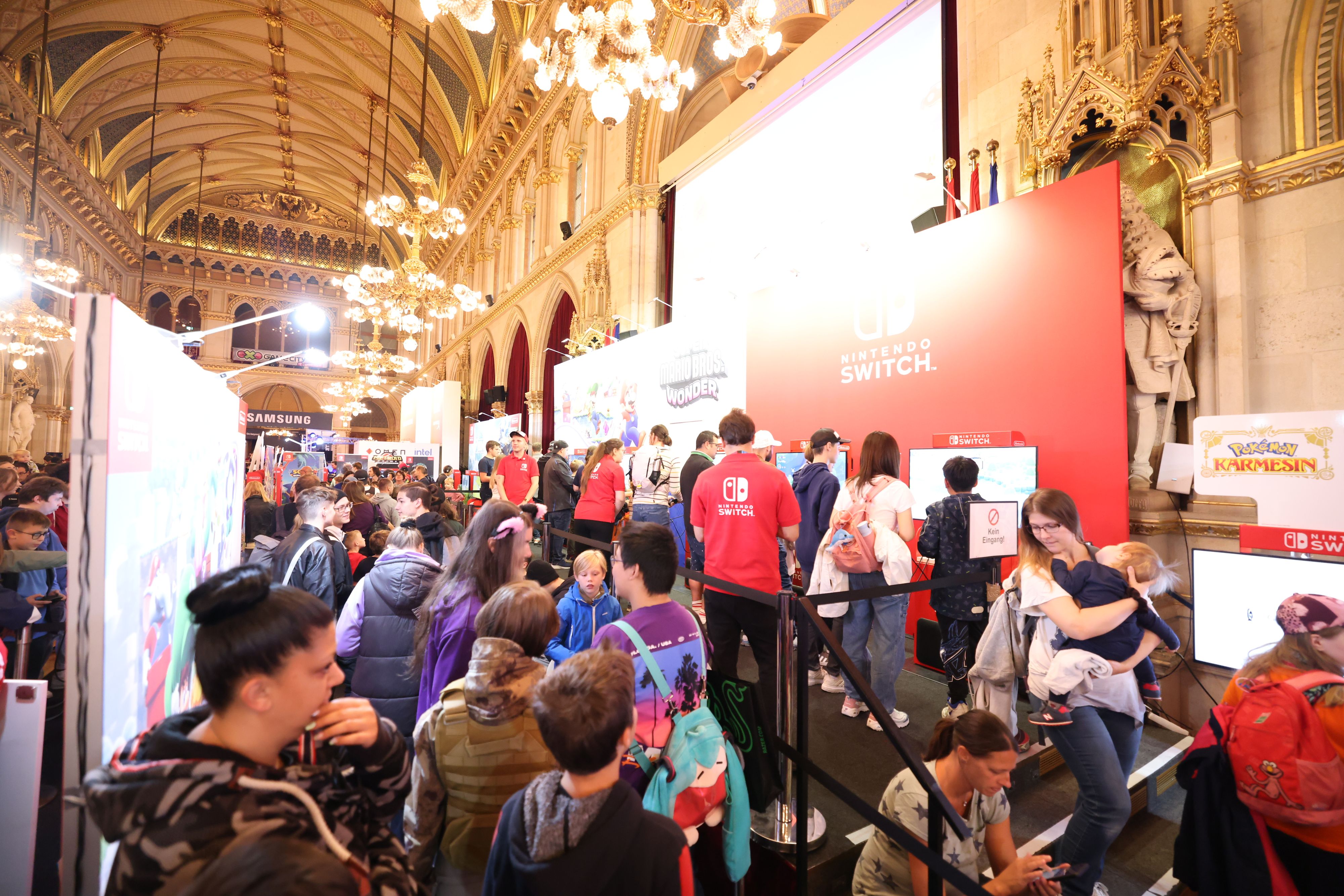 Es ist wieder Zeit für die Game City im Wiener Rathaus.