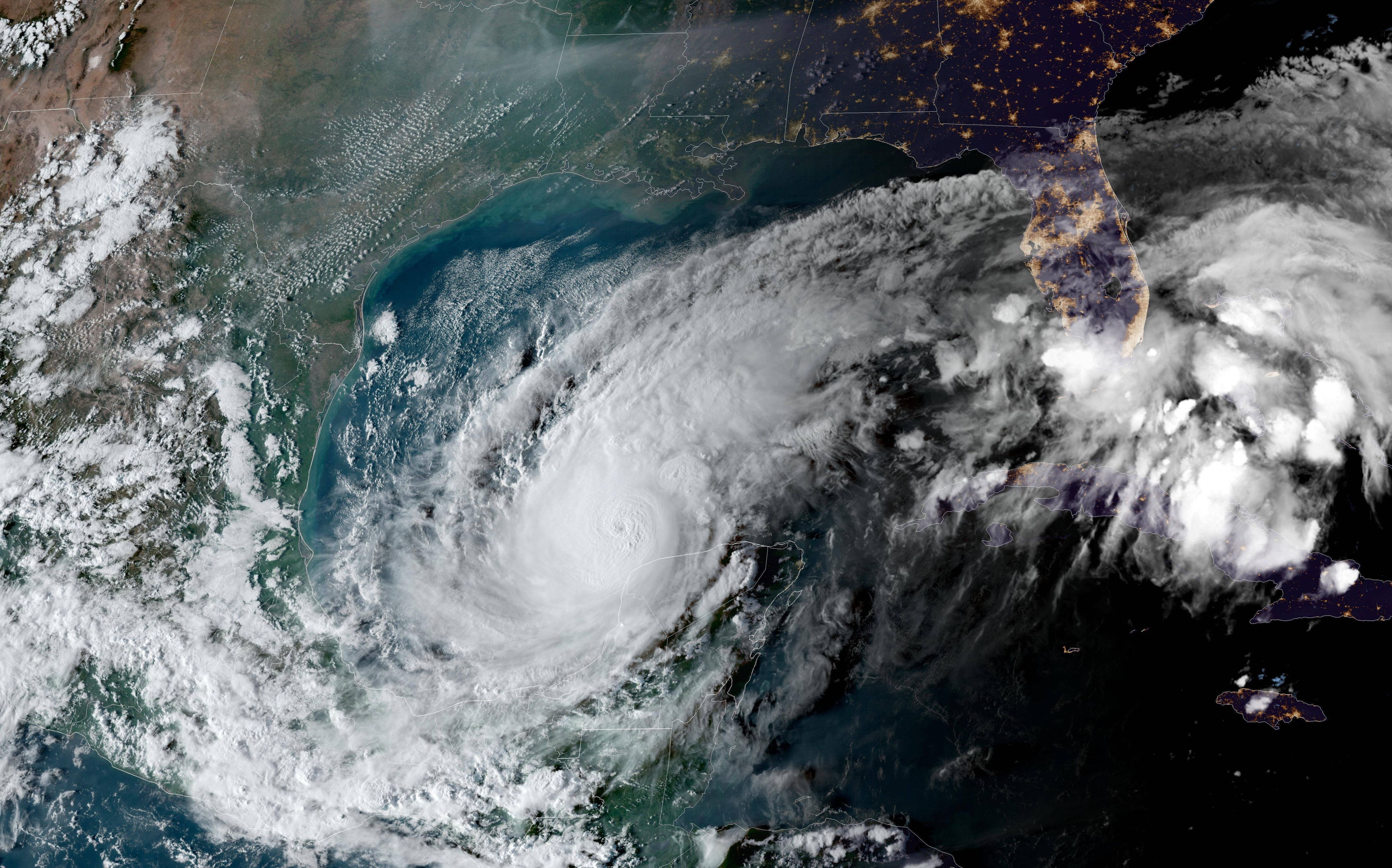 Hurrikan Milton über dem Golf von Mexiko am 7. Oktober 2024.