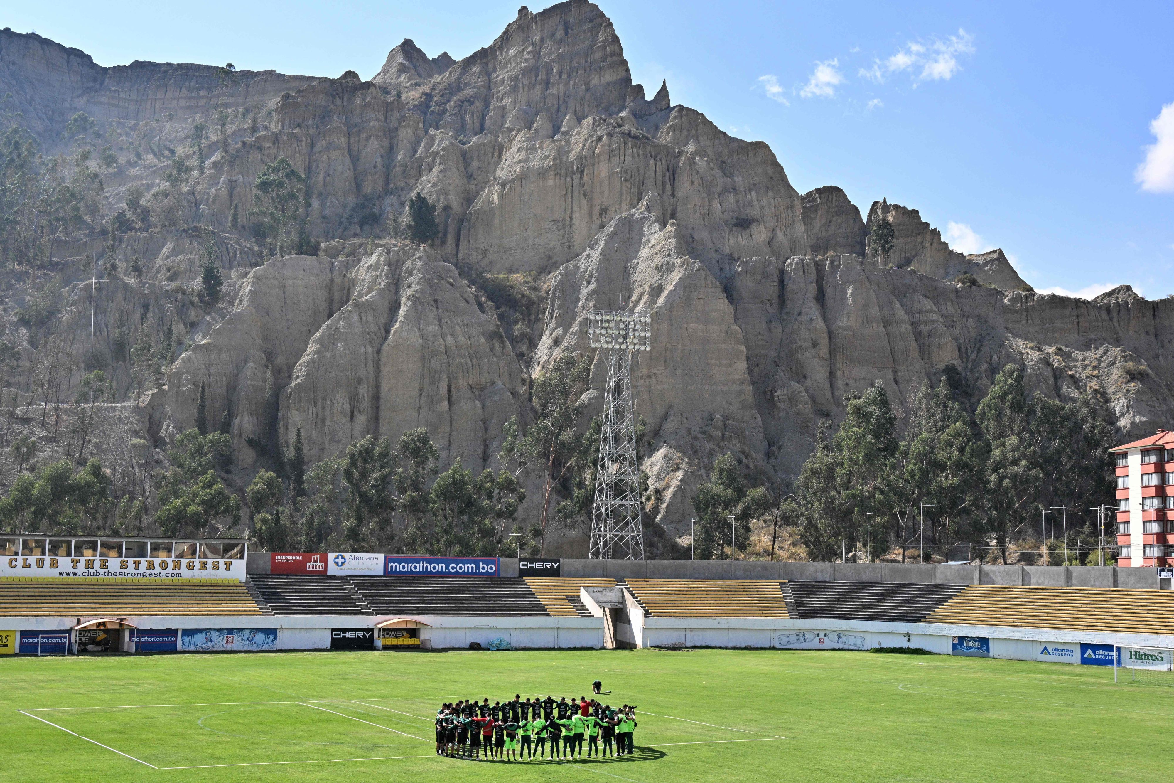 Das neue Stadion befindet sich auf über 4.000 Metern.