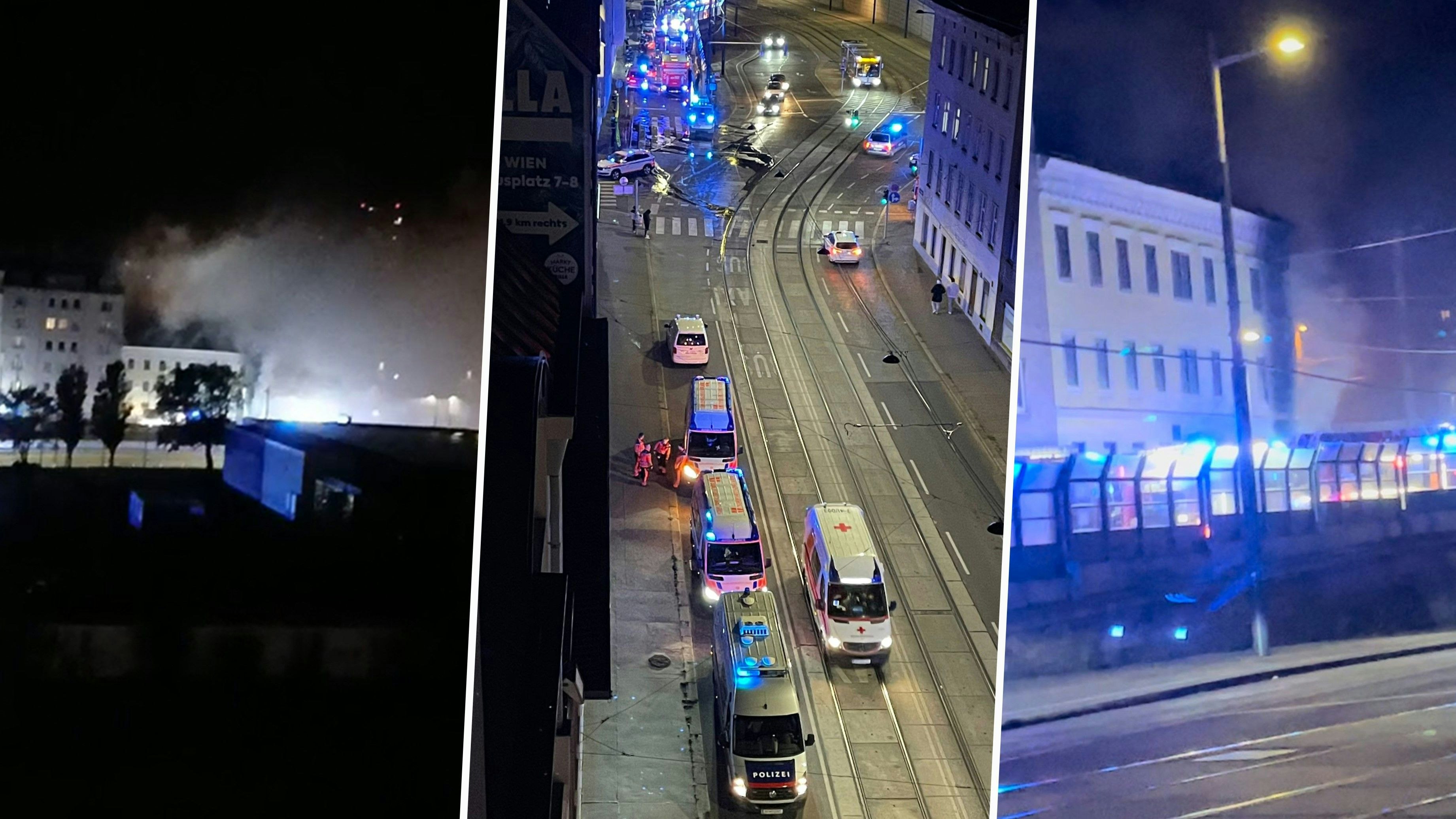 Rauchsäule über Favoriten – Brand artet komplett aus