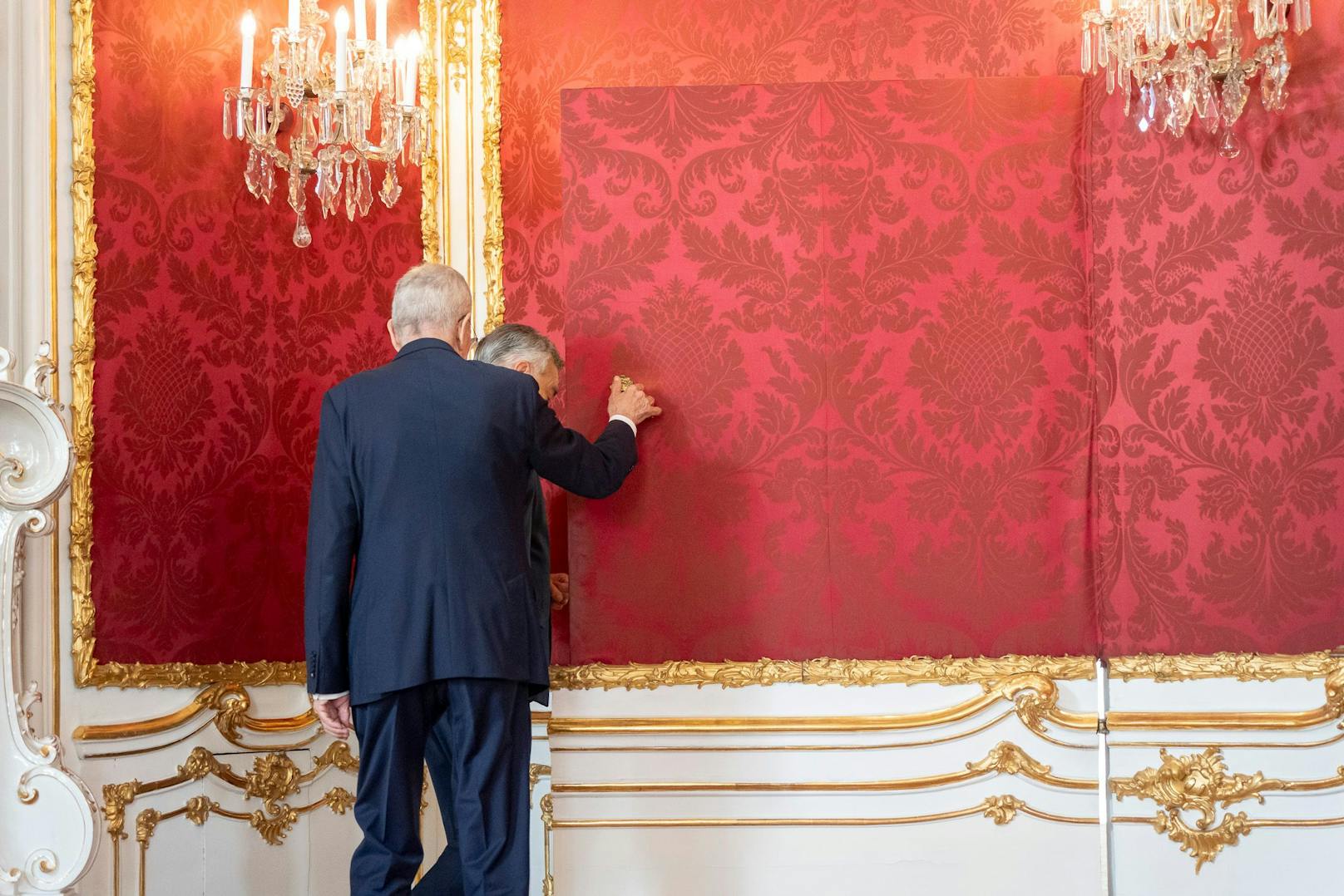 Grünen-Chef Werner Kogler bei Bundespräsident Alexander Van der Bellen am 8. Oktober 2024.