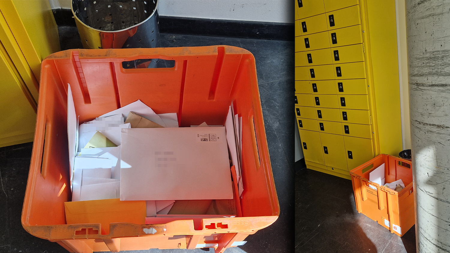 Laut der Wienerin blieb die Kiste voller Briefe völlig unbeaufsichtigt. Der Ärger war groß.