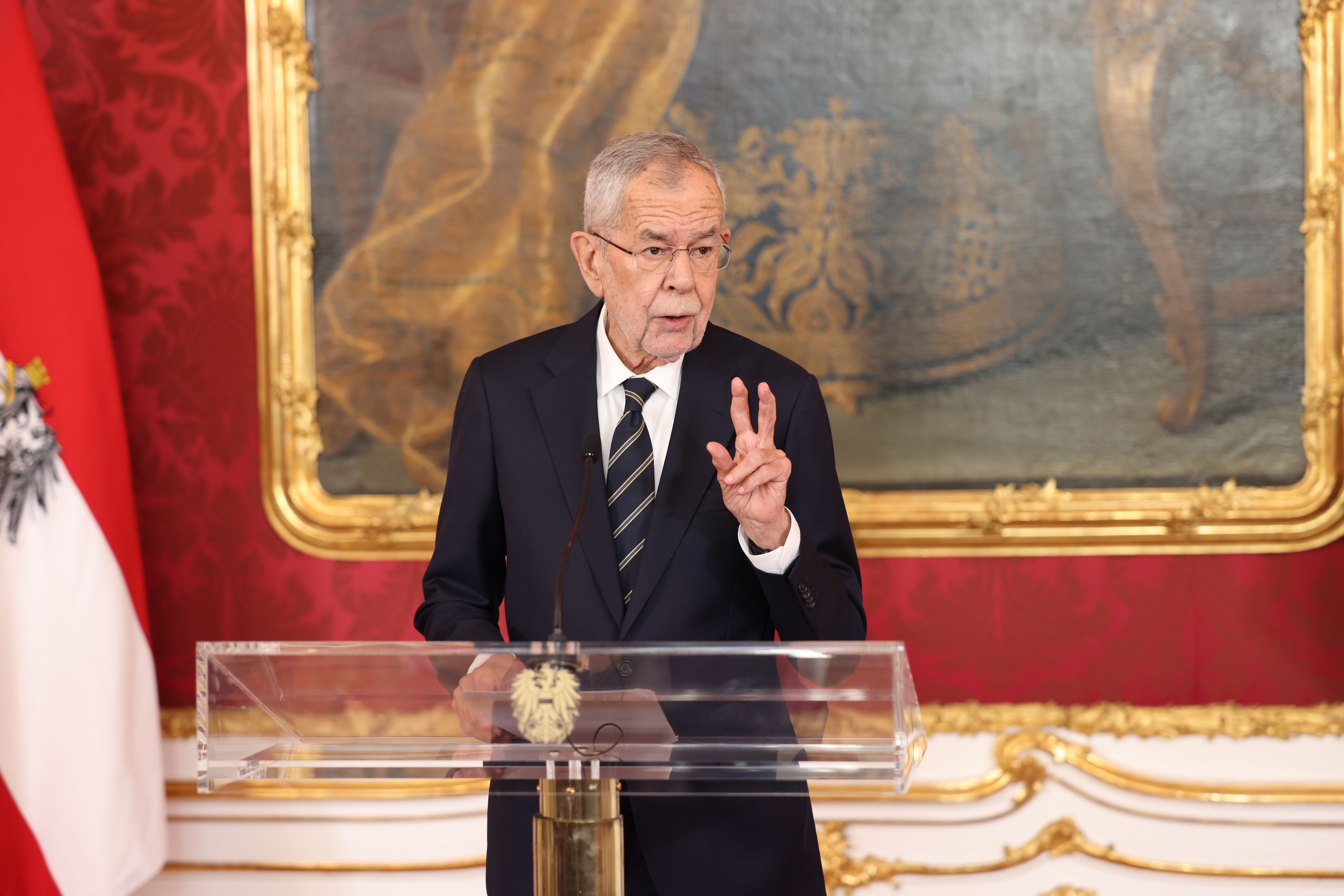 Bundespräsident Alexander Van der Bellen vergab am Mittwoch noch keinen Regierungsbildungsauftrag.