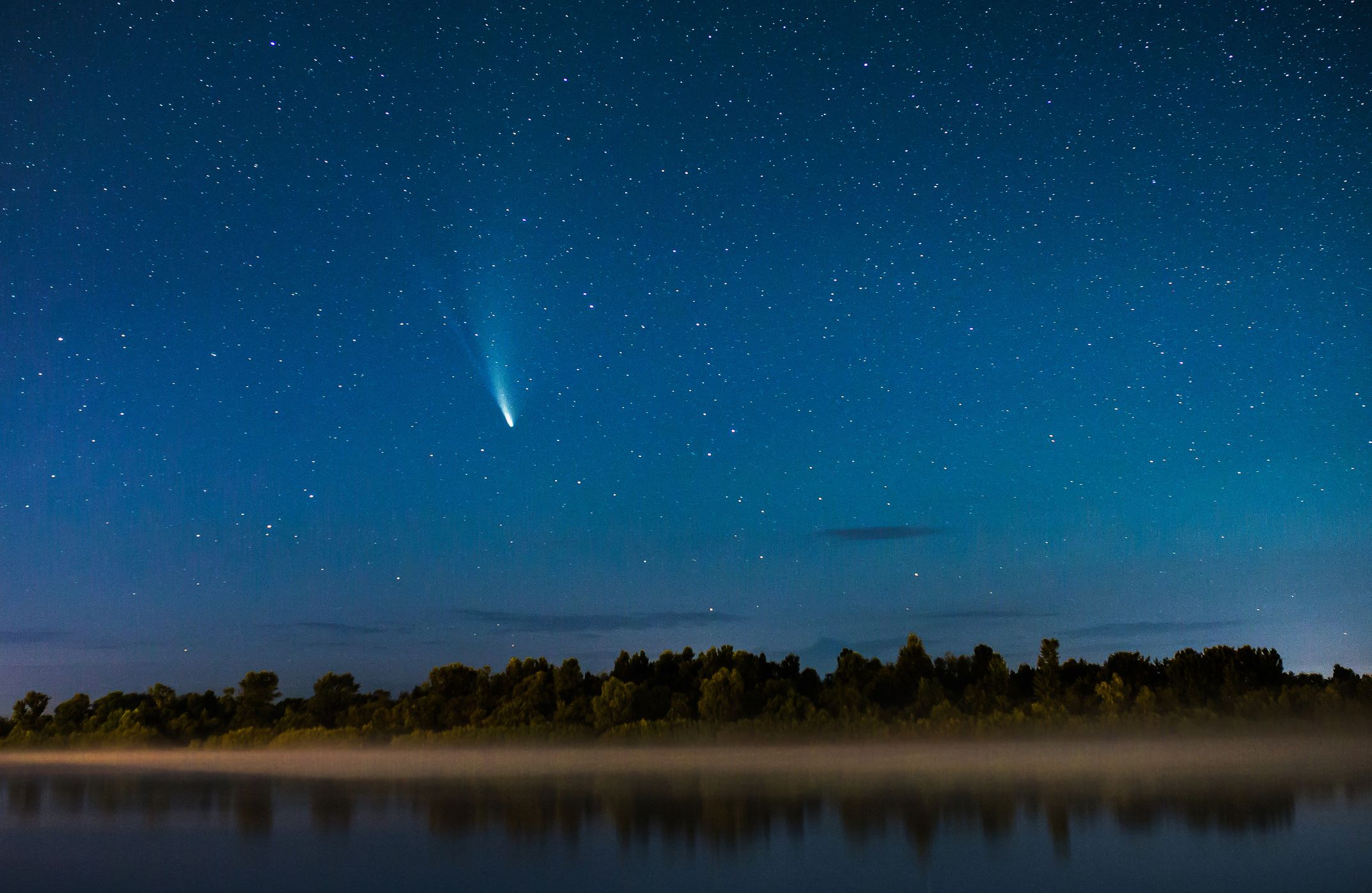 Augen auf am Abendhimmel!