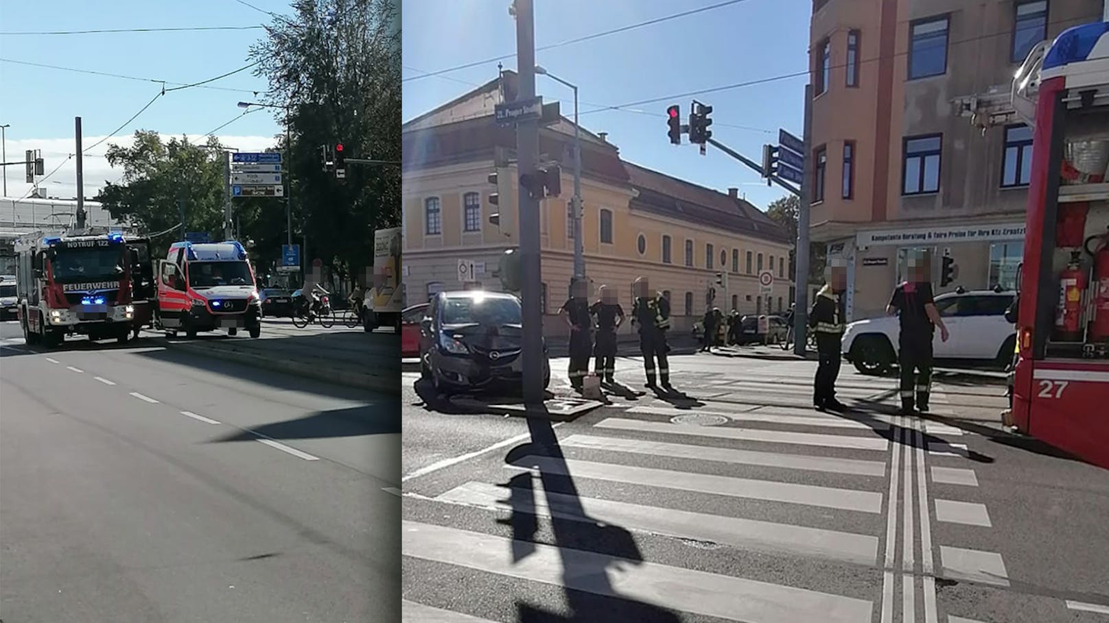 Wiener kracht in Straßenlaterne – landet im Spital