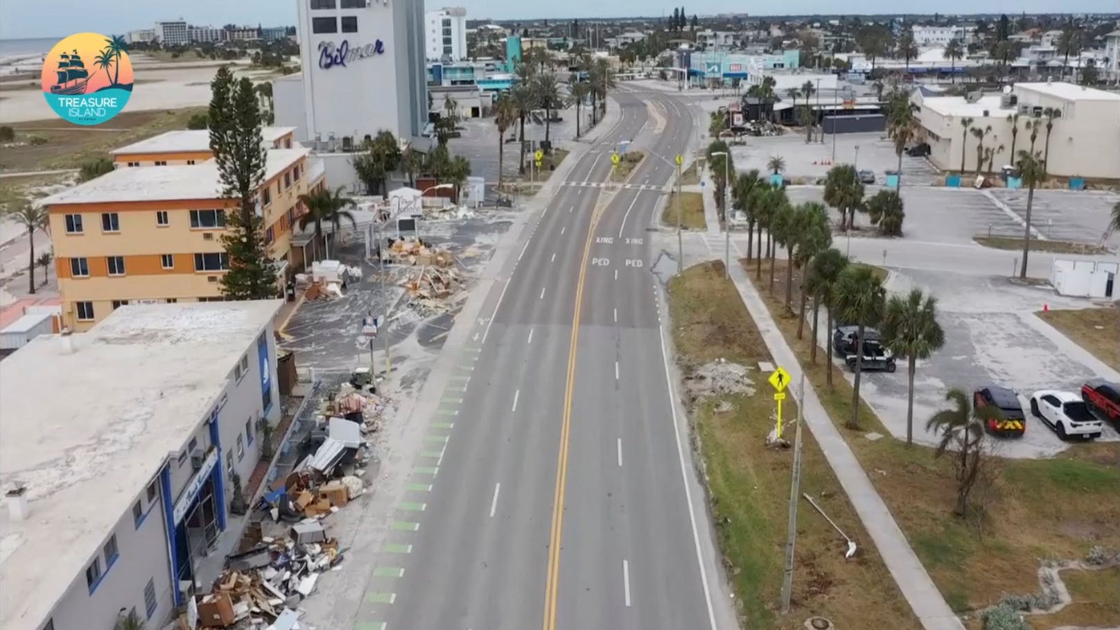 Nach Hurrikan Helene sind die Straßen Floridas immer noch von Trümmern gesäumt. Nun rauscht Hurrikan Milton heran: Der Sperrmüll droht nun zu tödlichen Geschossen zu werden.