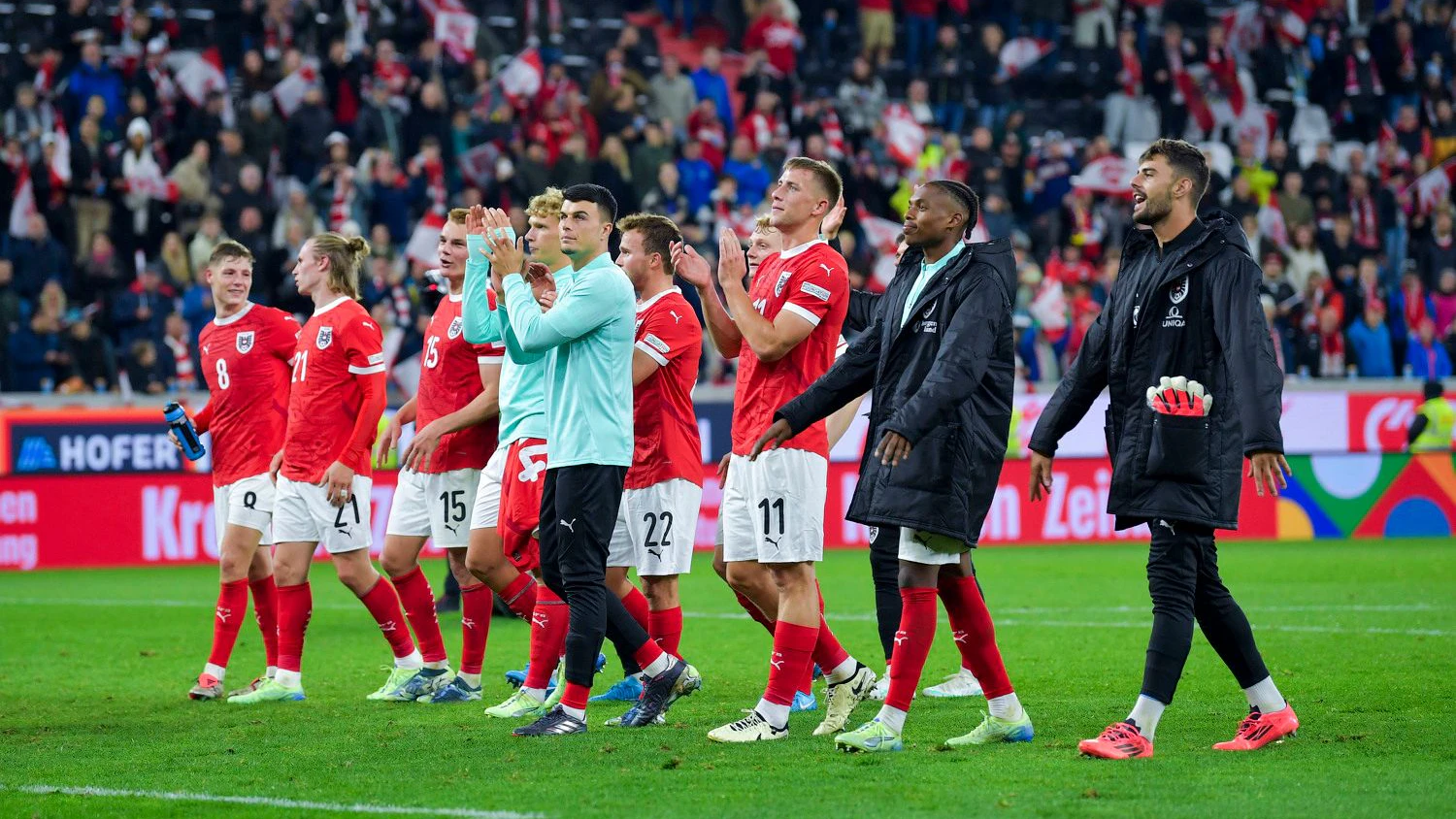 Österreich jubelt gegen Kasachstan
