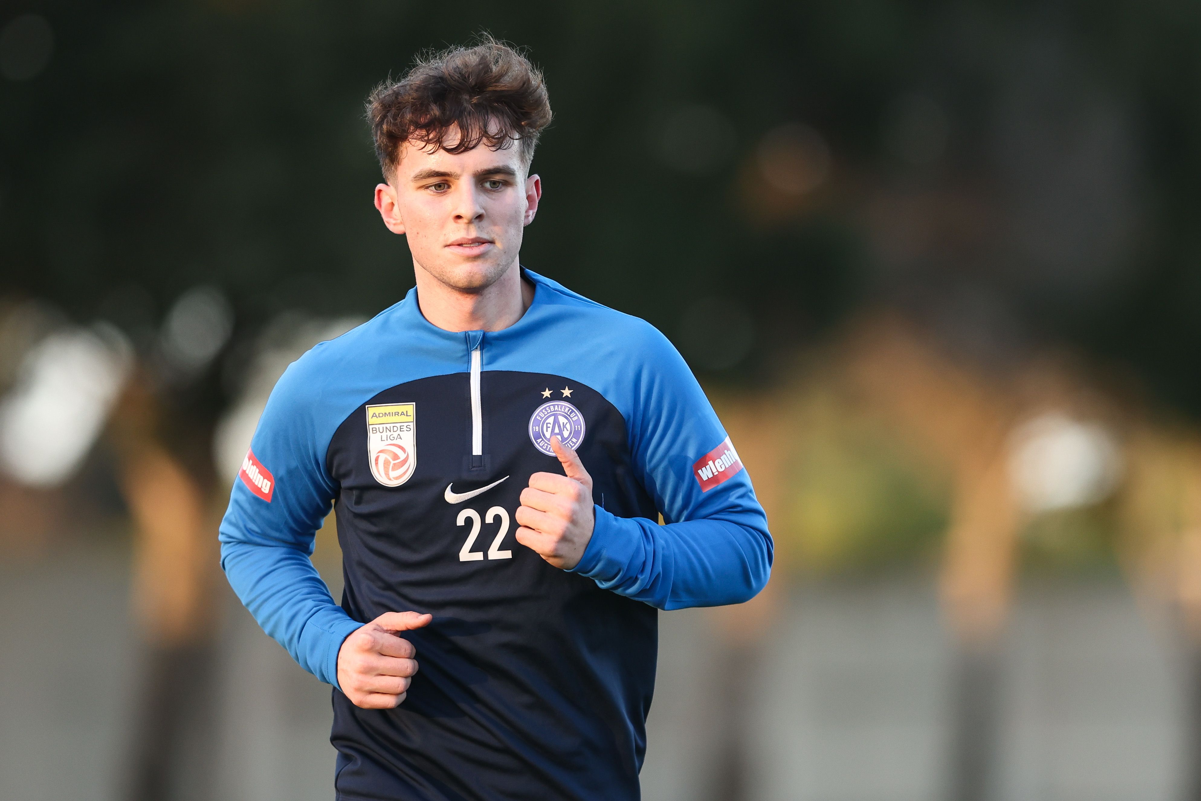 Austria-Wien-Talent Florian Wustinger. 