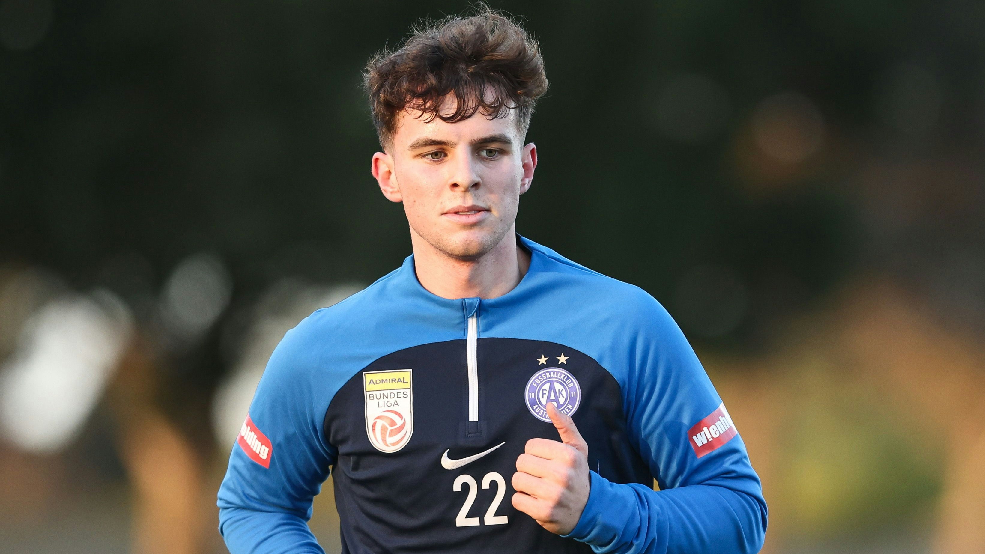 Austria-Wien-Talent Florian Wustinger. 