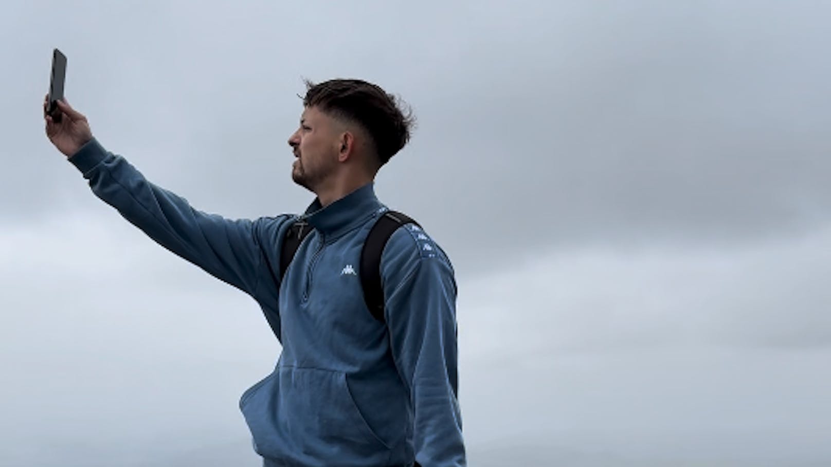 David Eder überzeugte mit seinem Clip über Handyempfang im Gebirge.