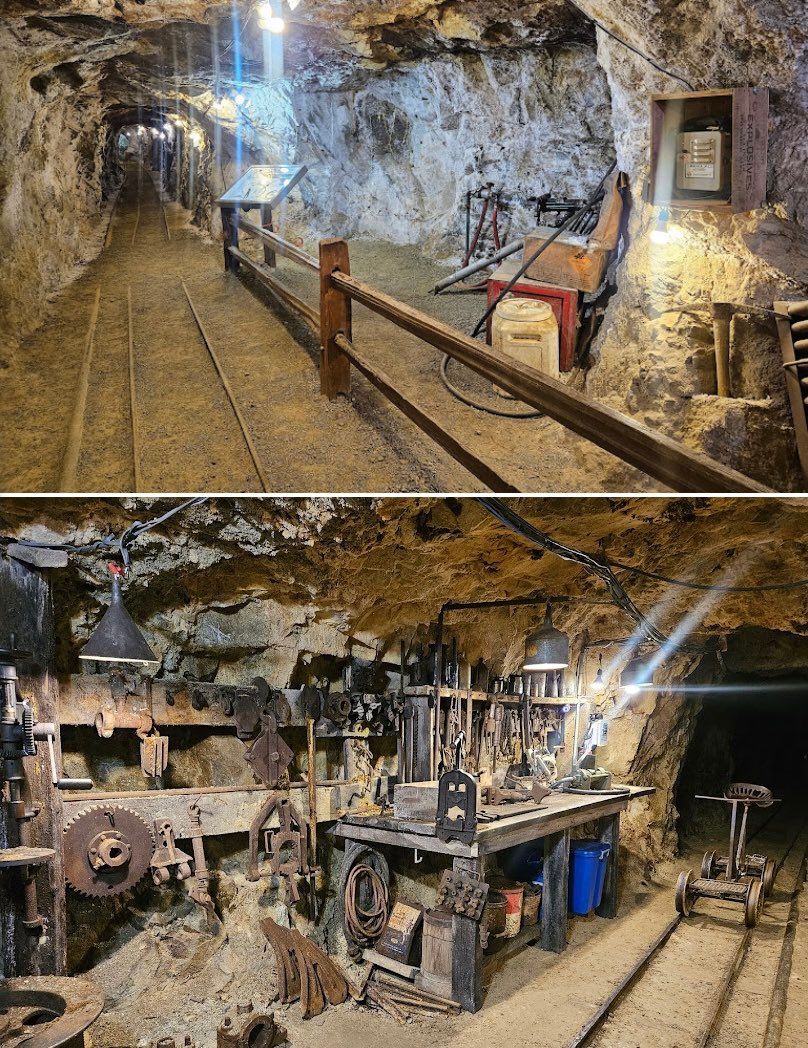 Zwölf Touristen steckten vorübergehend in der Mine fest.