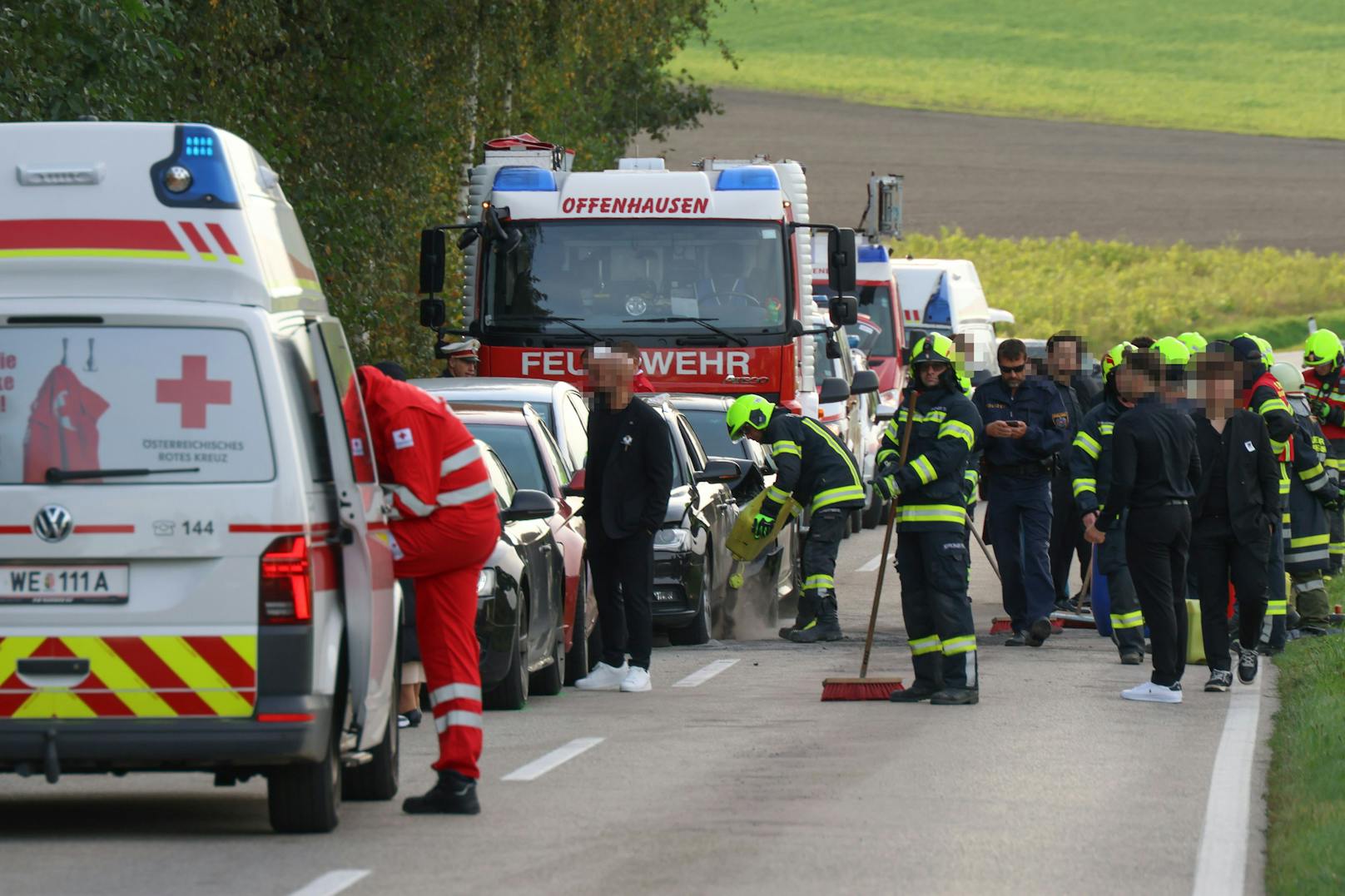 Der Freudentag endete mit einem Trümmerhaufen.