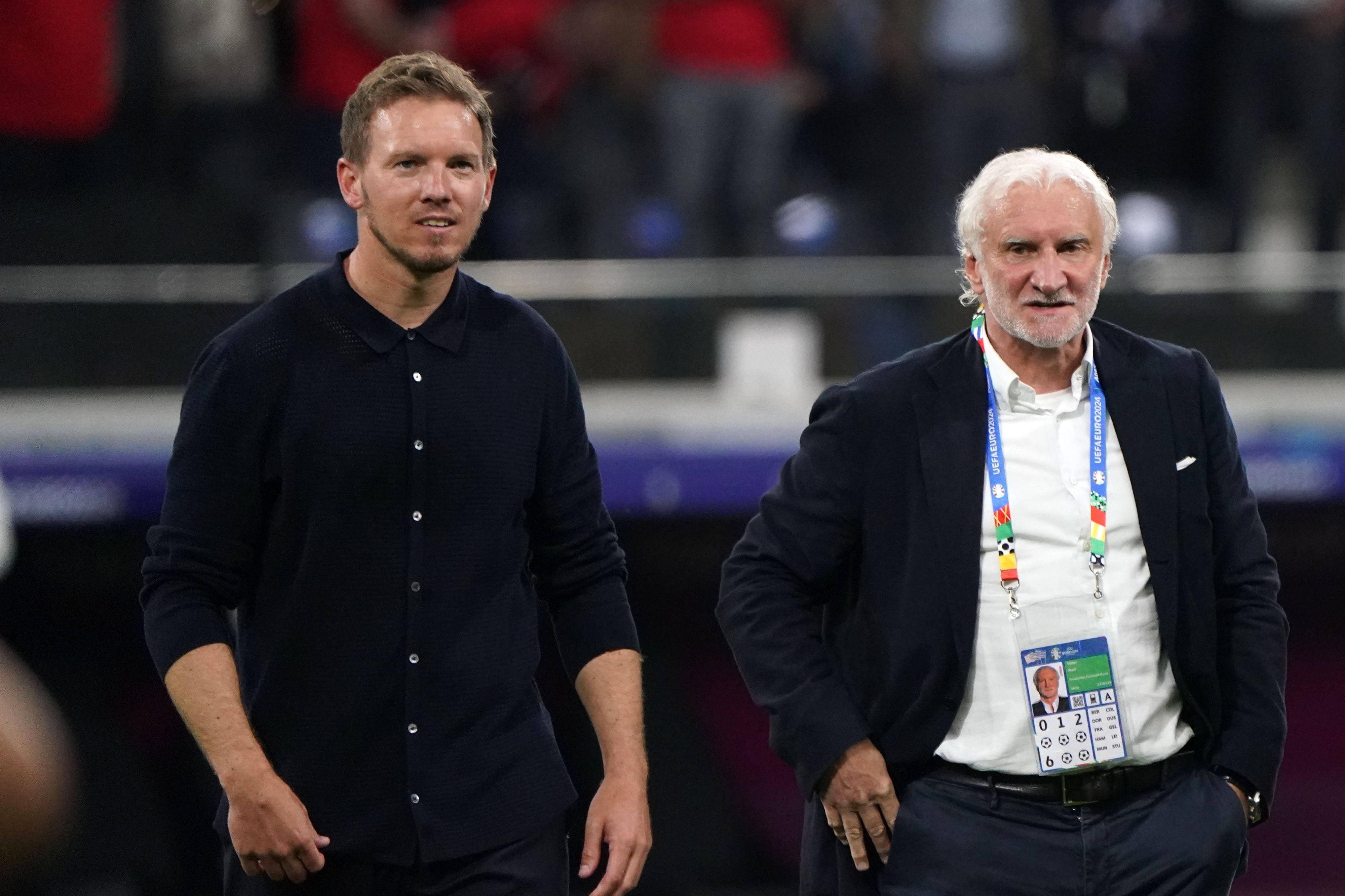 Bei der EURO schufen Julian Nagelsmann und Rudi Völler gute Stimmung in Deutschland.