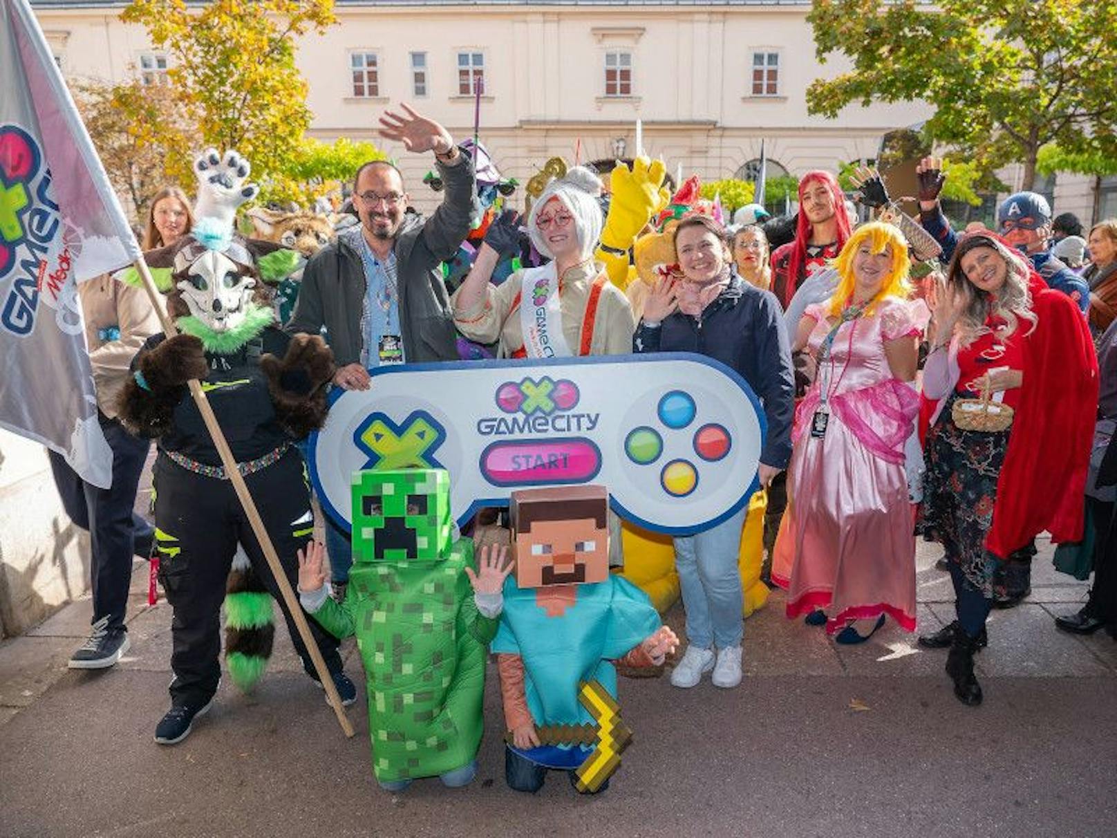 Während der Cosplay-Parade in Wien konnten Fans ihre Kostüme zeigen