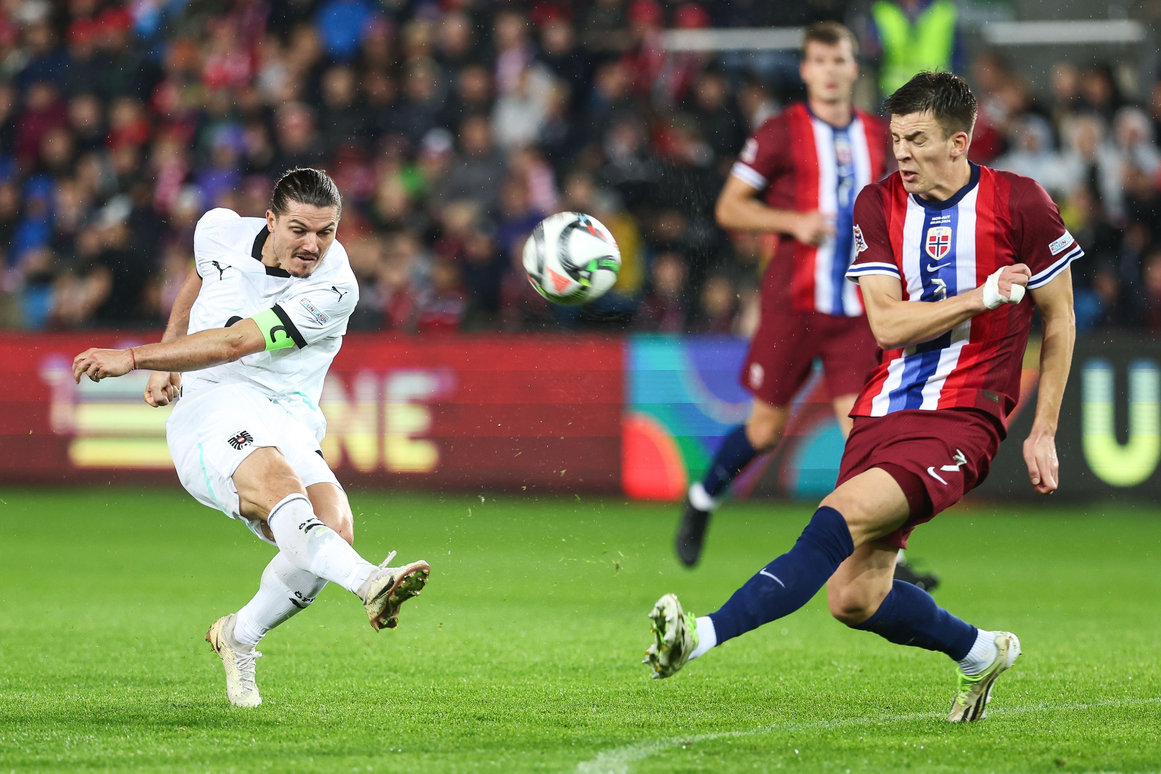 Marcel Sabitzer im Hinspiel gegen Norwegen.