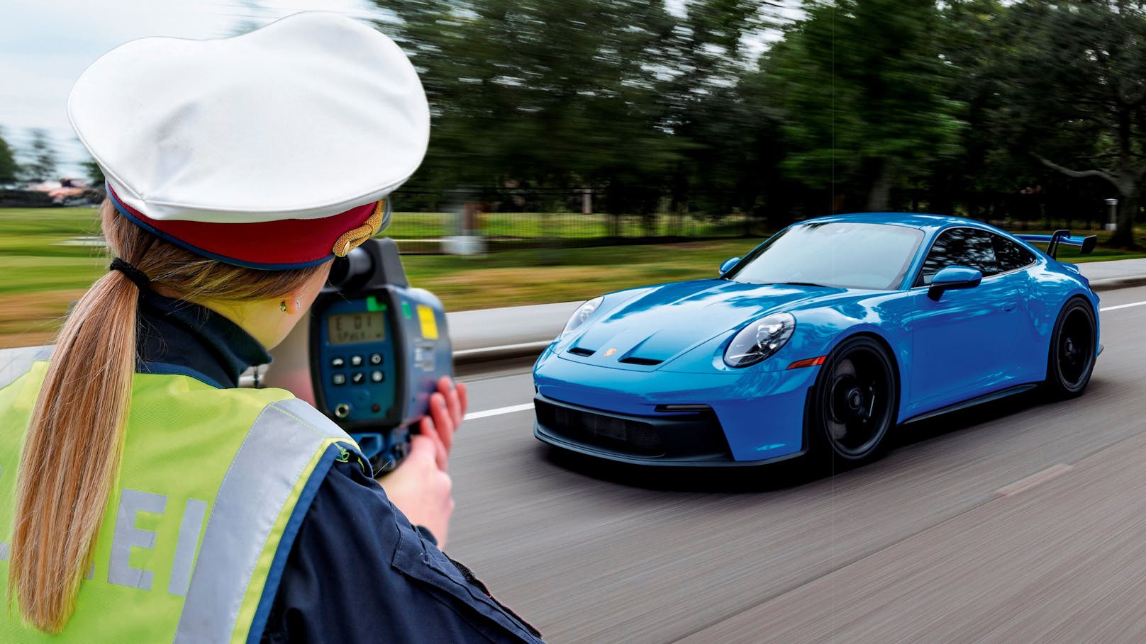 140 statt 70 km/h – Polizei stoppt Porsche-Raser (33)