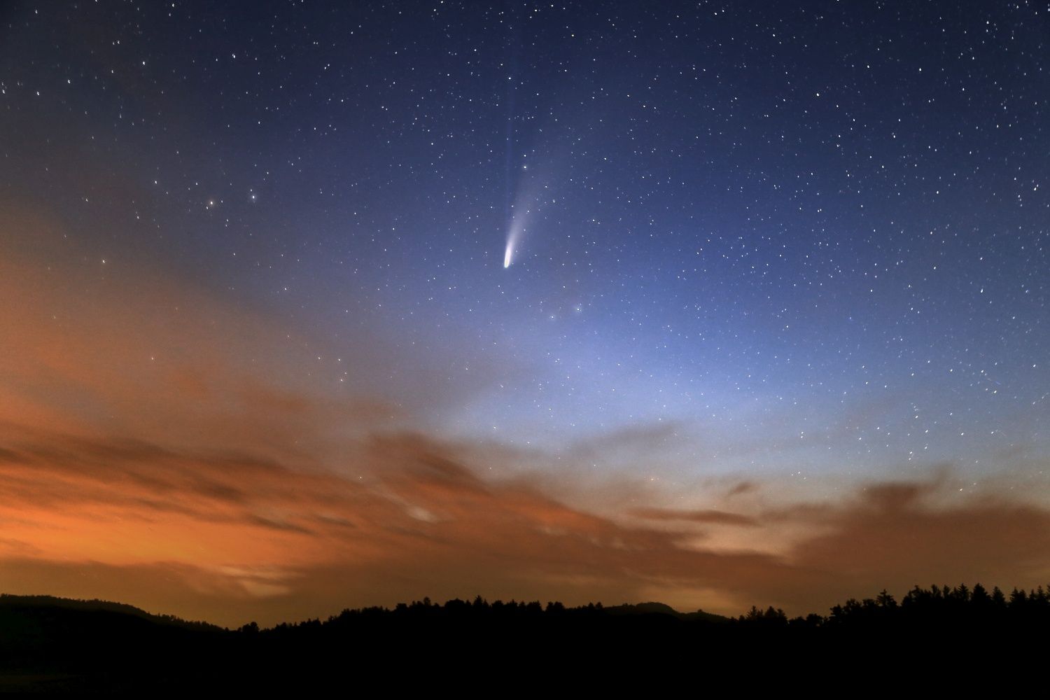  19.07.2020: Komet Neowise am Wolfgangsee