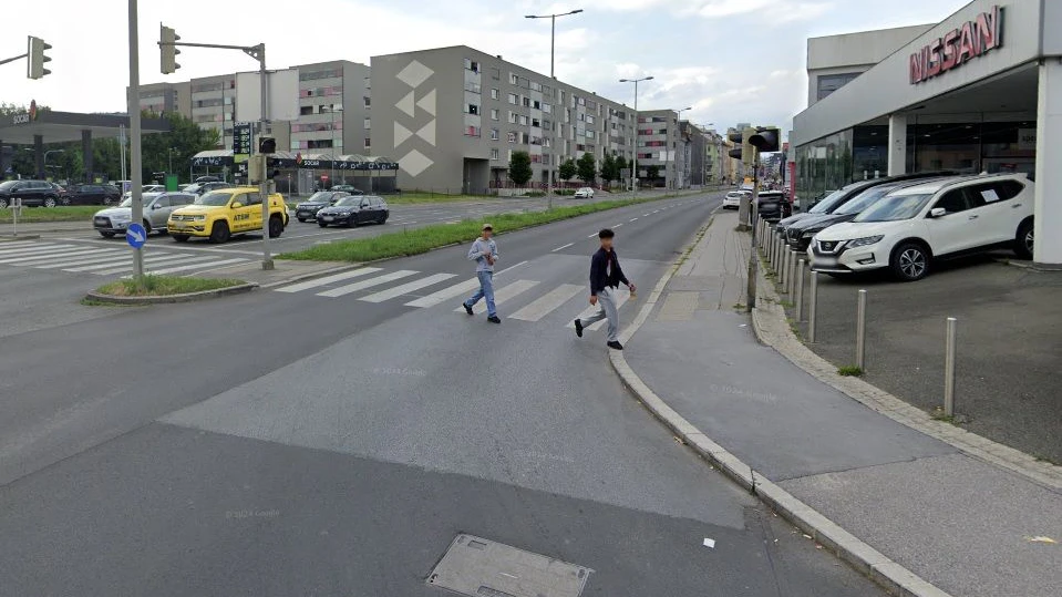 Der Unfall ereignete sich an diesem Zebrastreifen in Graz. Archivbild.