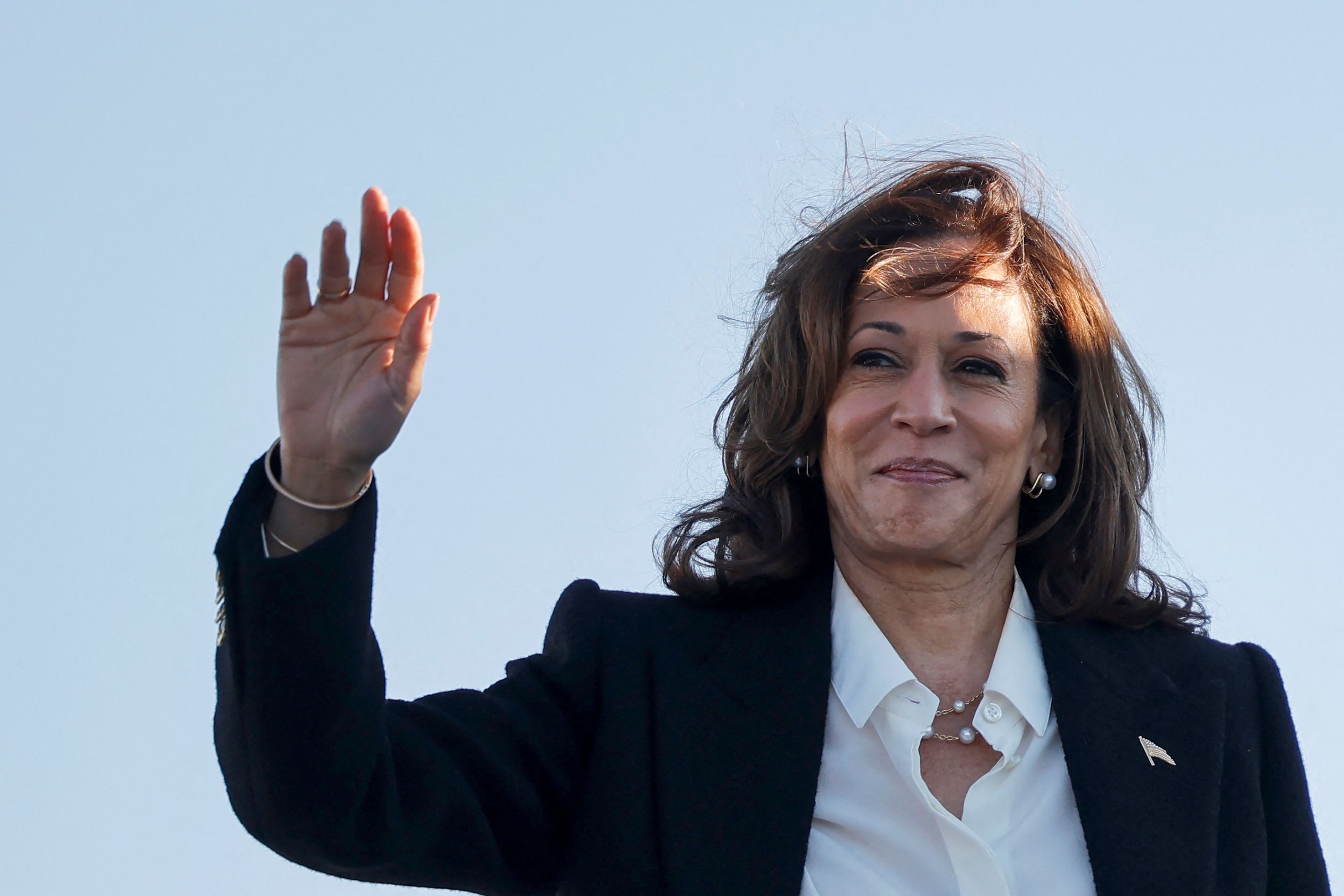 US-Präsidentschaftskandidatin Kamala Harris soll plagiiert haben.