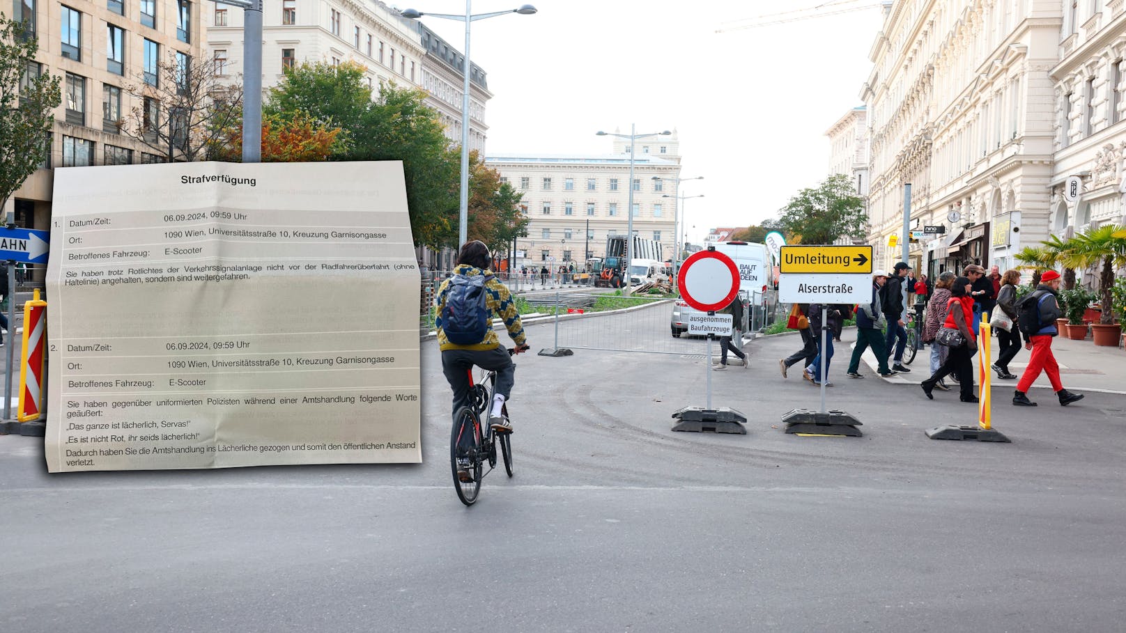 15.10.2024: <a data-li-document-ref="120066886" href="https://www.heute.at/s/wiener-nennt-polizist-laecherlich-muss-360-brennen-120066886">Wiener nennt Polizist "lächerlich" – muss 360 € brennen</a>