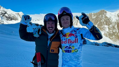 Marcel Hirscher und Lucas Braathen 