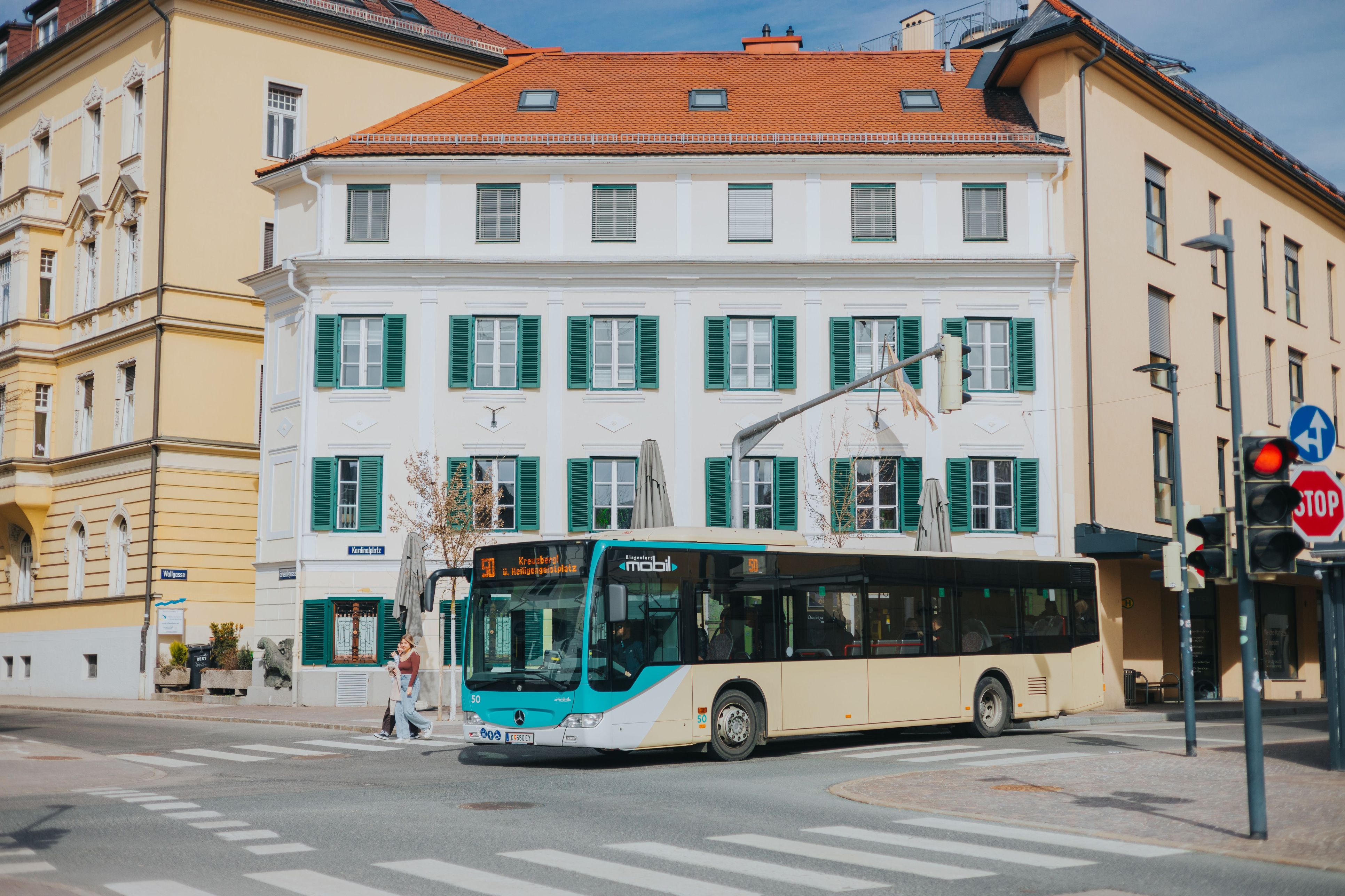 Der Vorfall ereignete sich in einem Linienbus in Klagenfurt. Archivbild. 