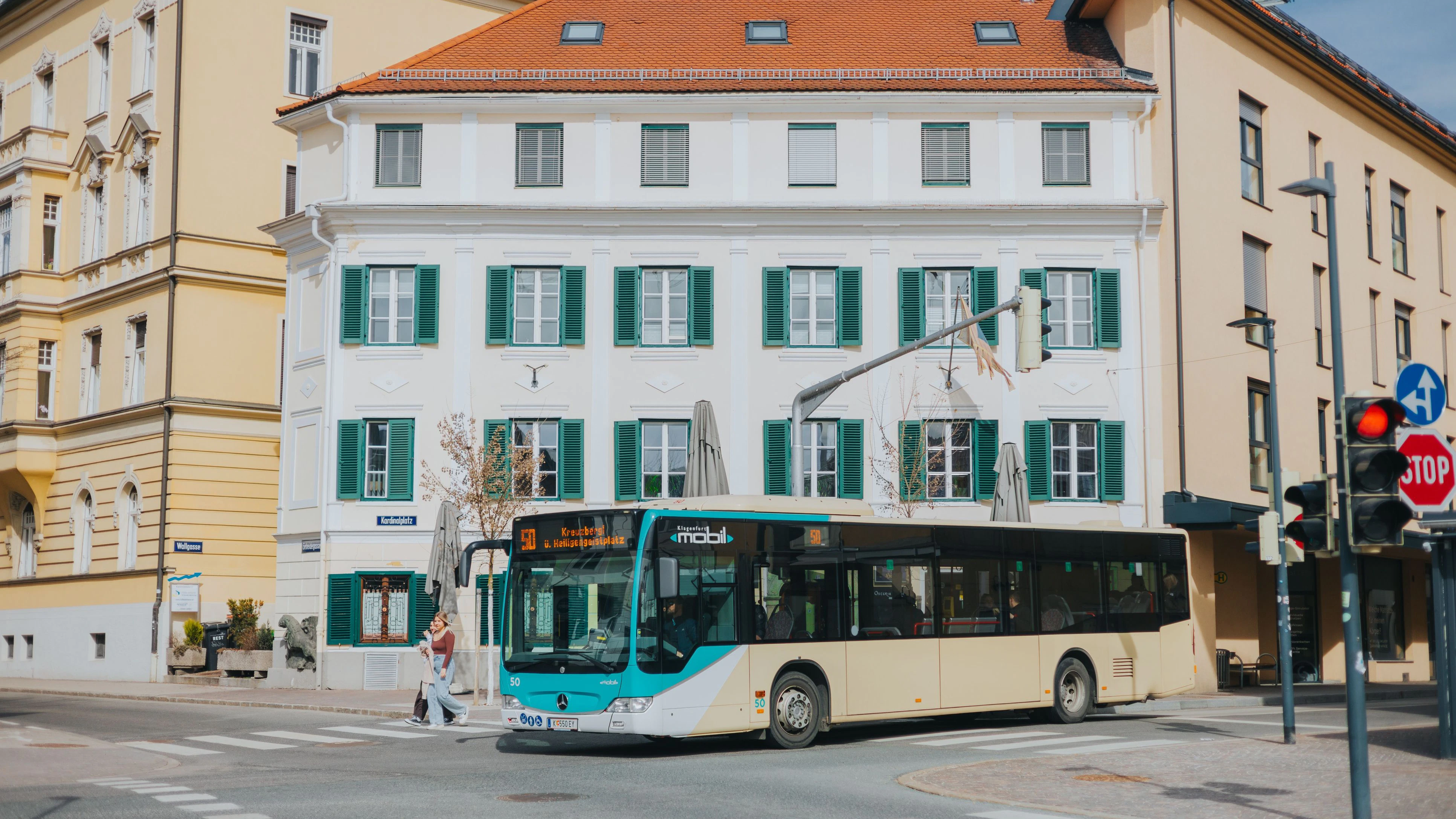 Der Vorfall ereignete sich in einem Linienbus in Klagenfurt. Archivbild. 