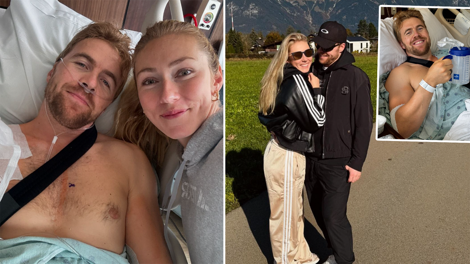 Nach dem Sturz von Kilde besuchte ihn Shiffrin. Mittlerweile geht es dem Norweger besser.