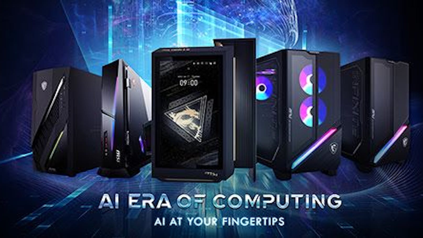 MSI stellt die nächste Generation von AI-Gaming-Desktops vor.