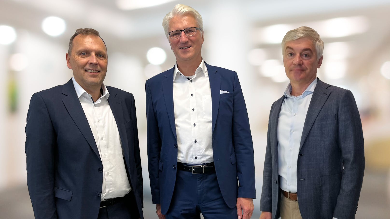 Roland Ledinger (Präsident der ADV und CEO des Bundesrechenzentrums), Dr. Georg Krause (CEO msg Plaut), Dr. Erich Prem (Verein zur Förderung des digitalen Humanismus).