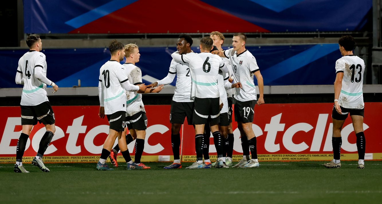 Die U21 verabschiedete sich von Werner Gregoritsch mit einem Sieg gegen Frankreich.