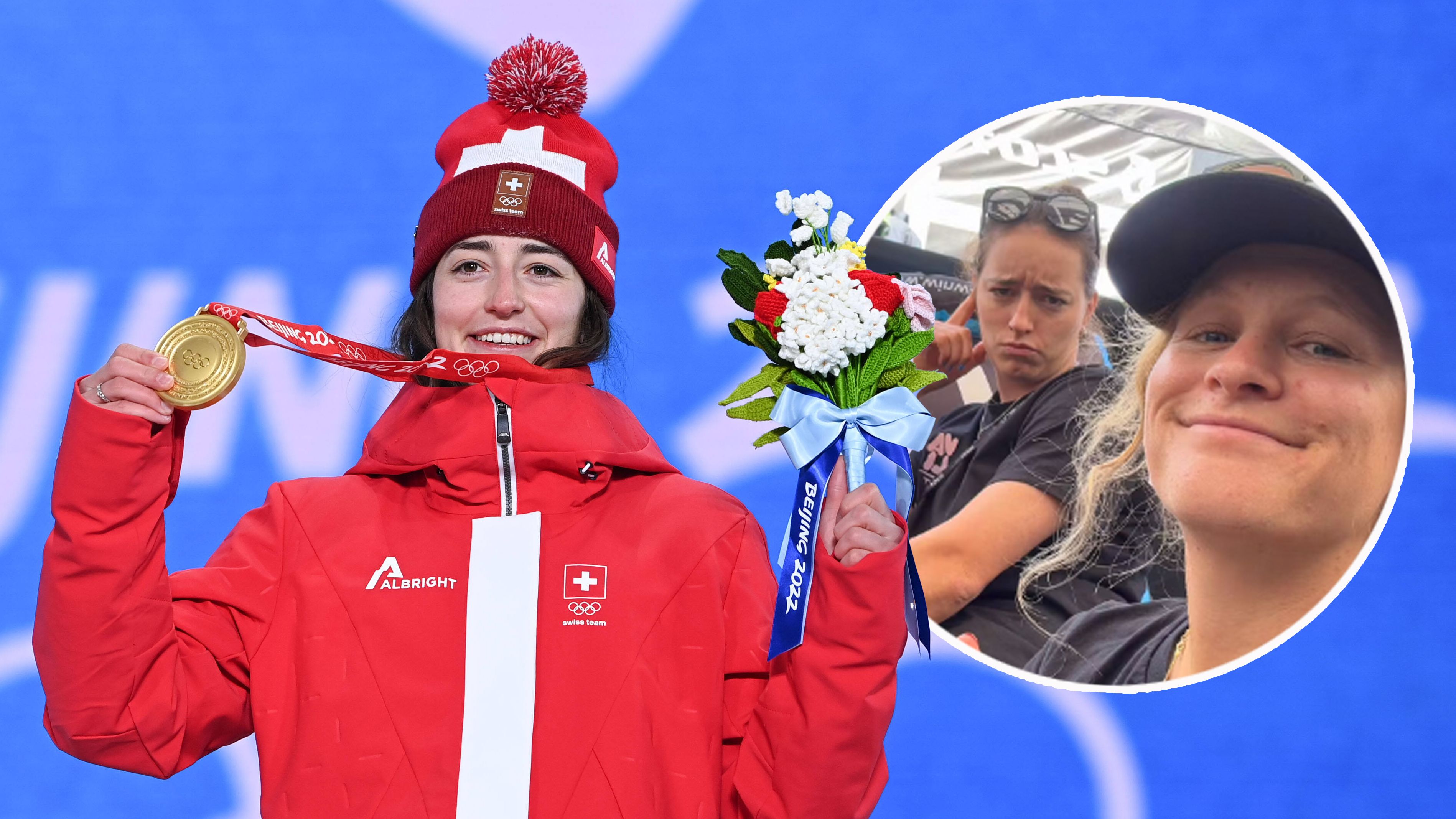 Mathilde Gremaud gewann in Peking Freeski-Gold. Jetzt zieht sie zu Freundin Valentina Höll nach Innsbruck.