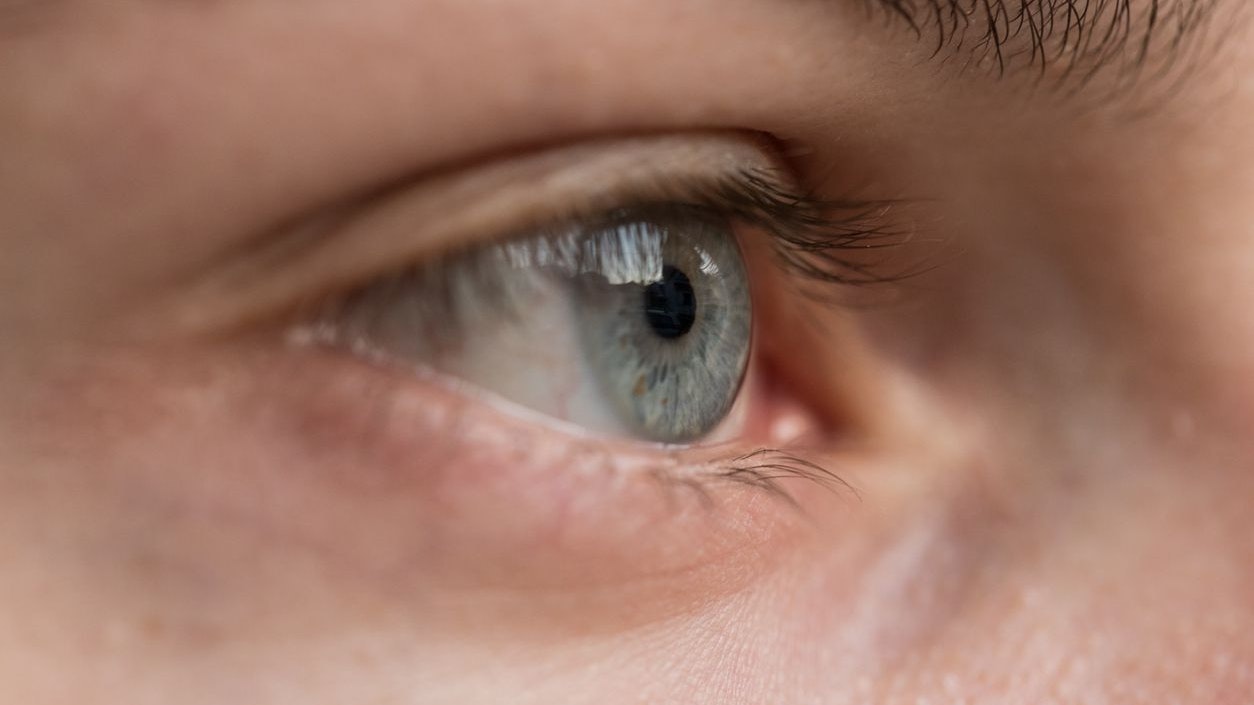 Close up of male eye