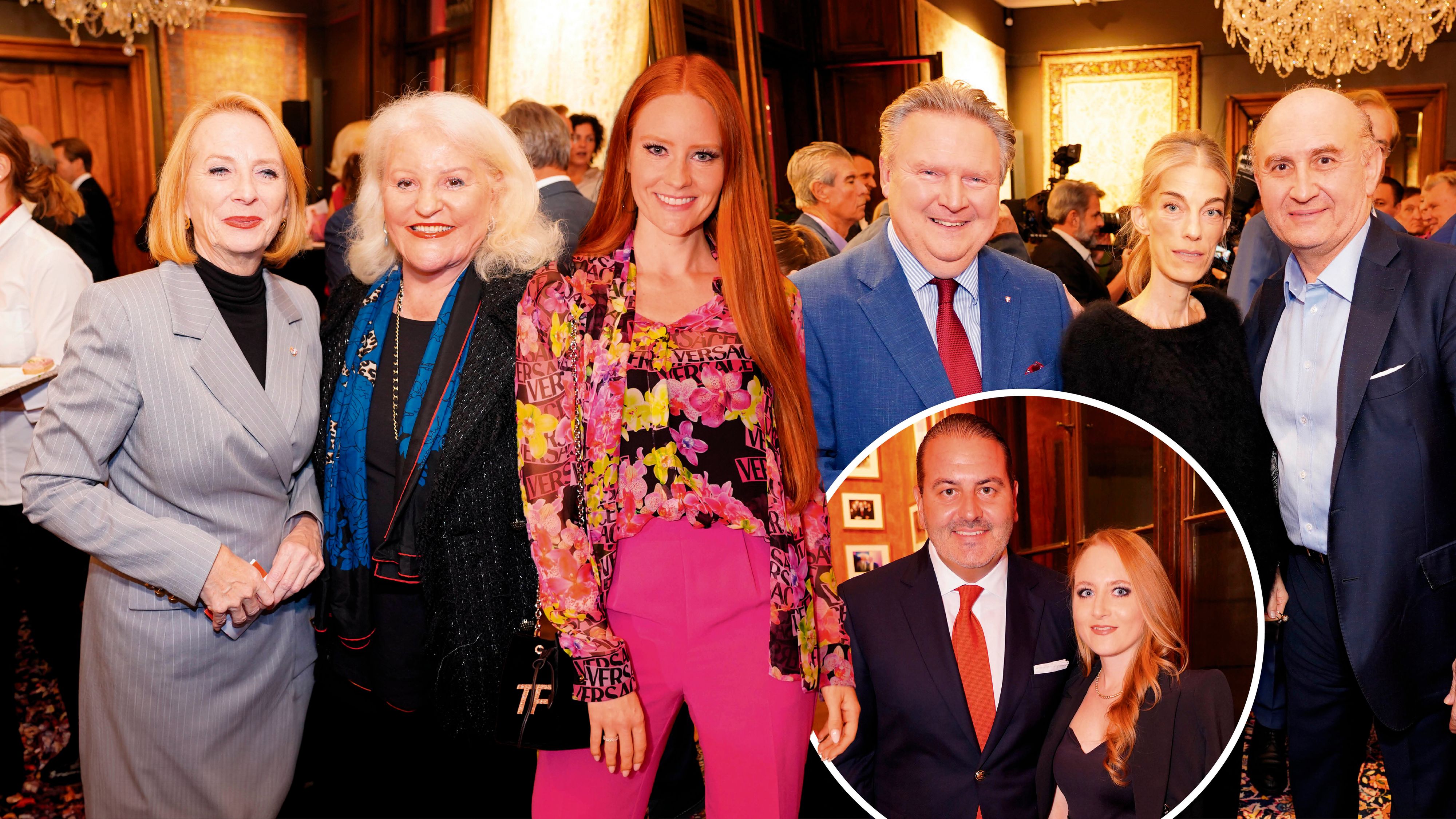 Doris Bures, Marika Lichter und Barbara Meier sowie Jacqueline und Leo Lugner standen auf der Gästelist von Carina und Ali Rahimi beim empfang für Bürgermeister Michael Ludwig. 