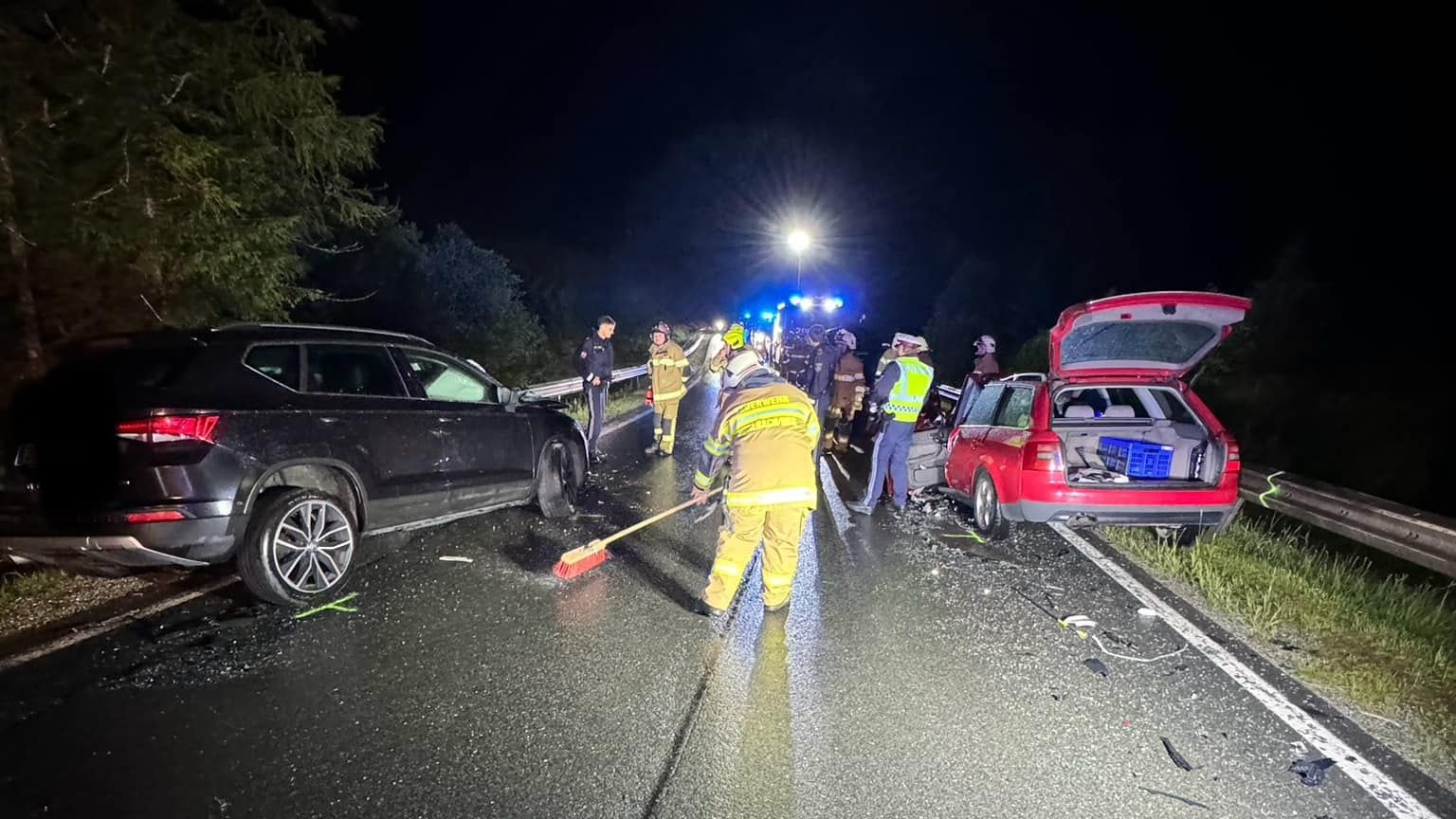 Besagte Unfallszenerie.