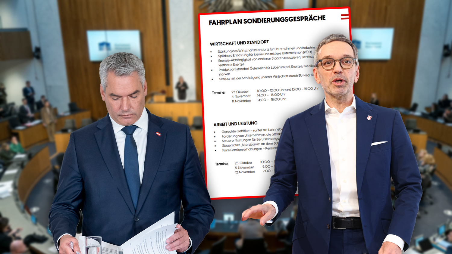 FPÖ-Chef Herbert Kickl habe am Dienstag einen Kanzler 