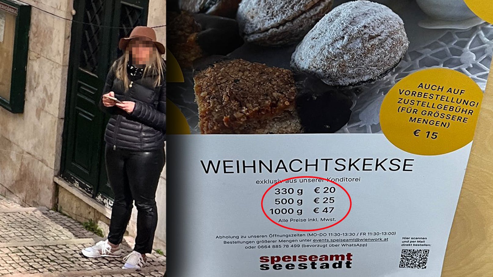 Preise für Weihnachtskekse bringen Wienerin zum Kochen