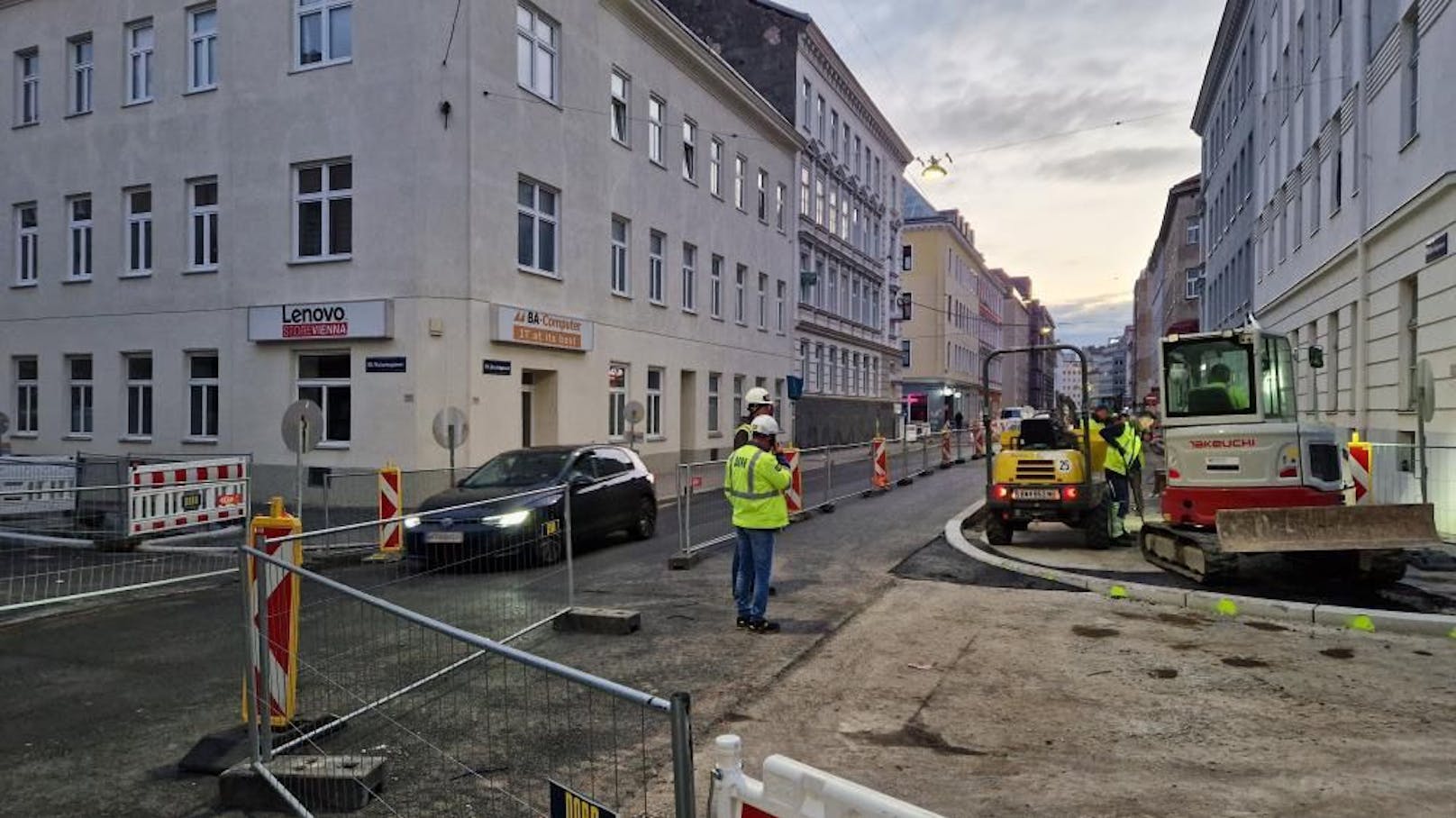 Die XXL-Baustelle geht vom Reumannplatz bis hin zur Laxenburger Straße.