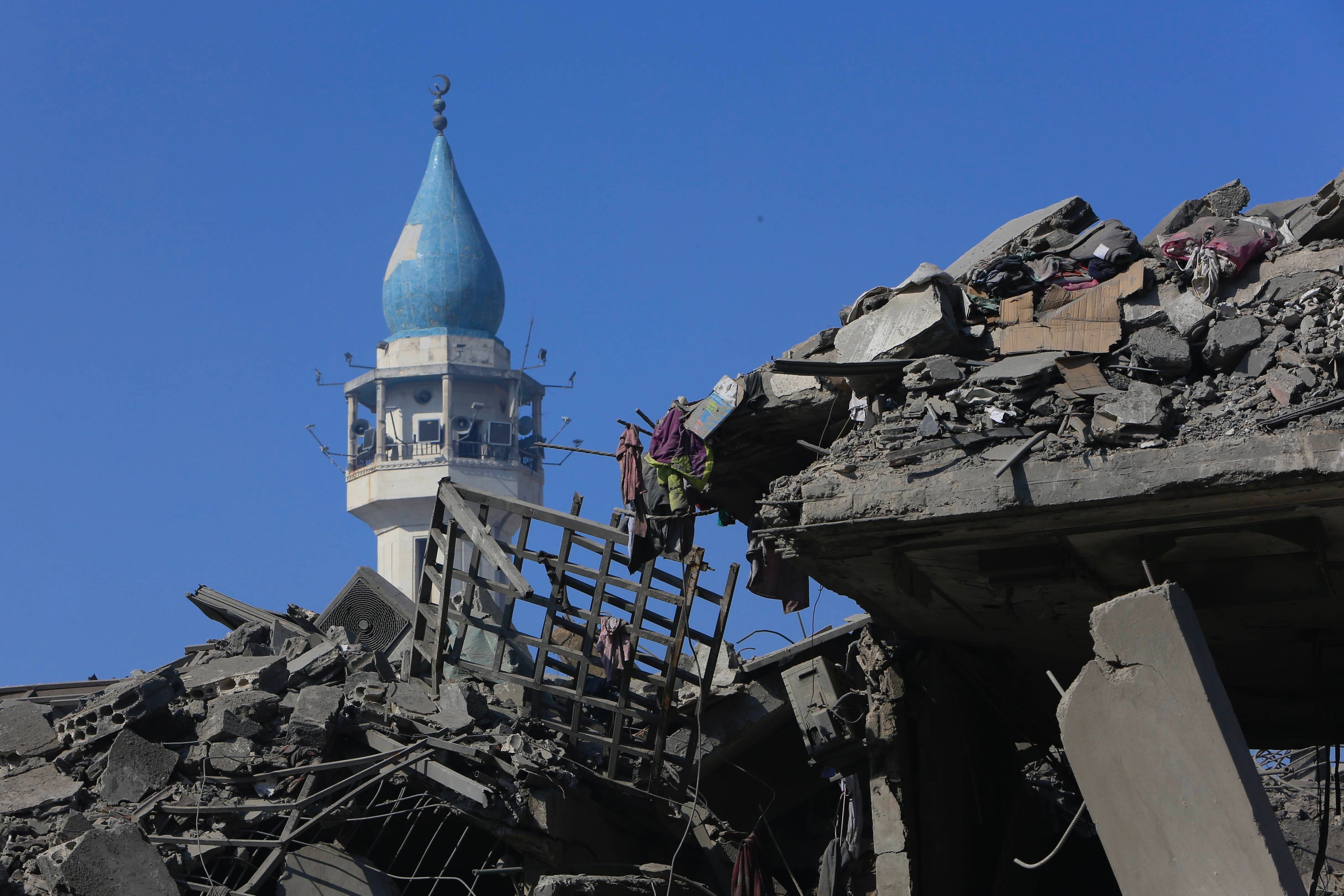 Die Angriffe auf Nabatieh habe auch historische Gebäude zerstört.